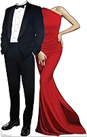 Vista 9 de Cardboard People Soporte de cartón de tamaño real para cámara Hollywood