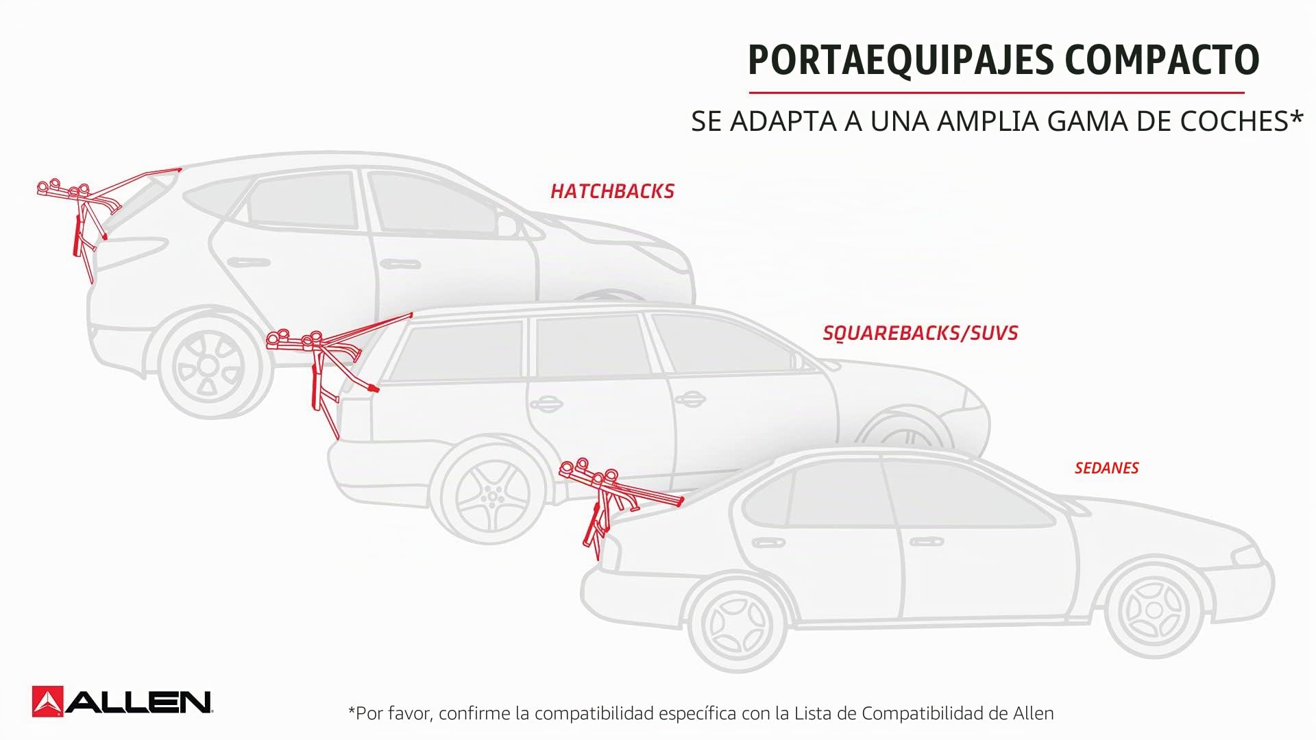 Estante de Bicicleta Ultra Compacto montado en el Tronco