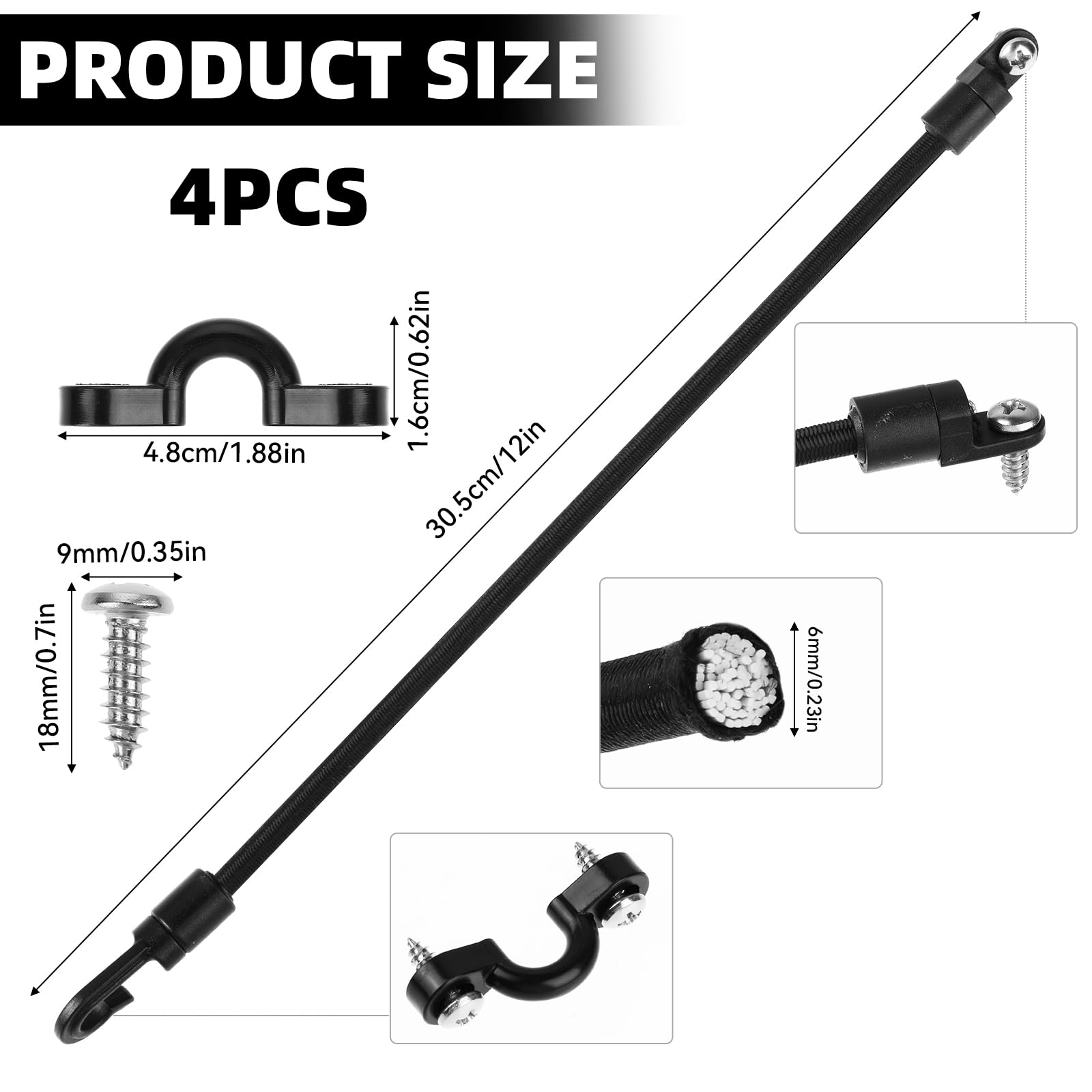 Amazon.com: Rod Straps for Boat Deck, 12 Inches Fishing Rod Holder Straps  Deck Mount Fishing Boat Rod Connector Boat Tie Down Straps Fishing Pole  Straps for Kayak, Bass Boat Accessories, Marine Fishing