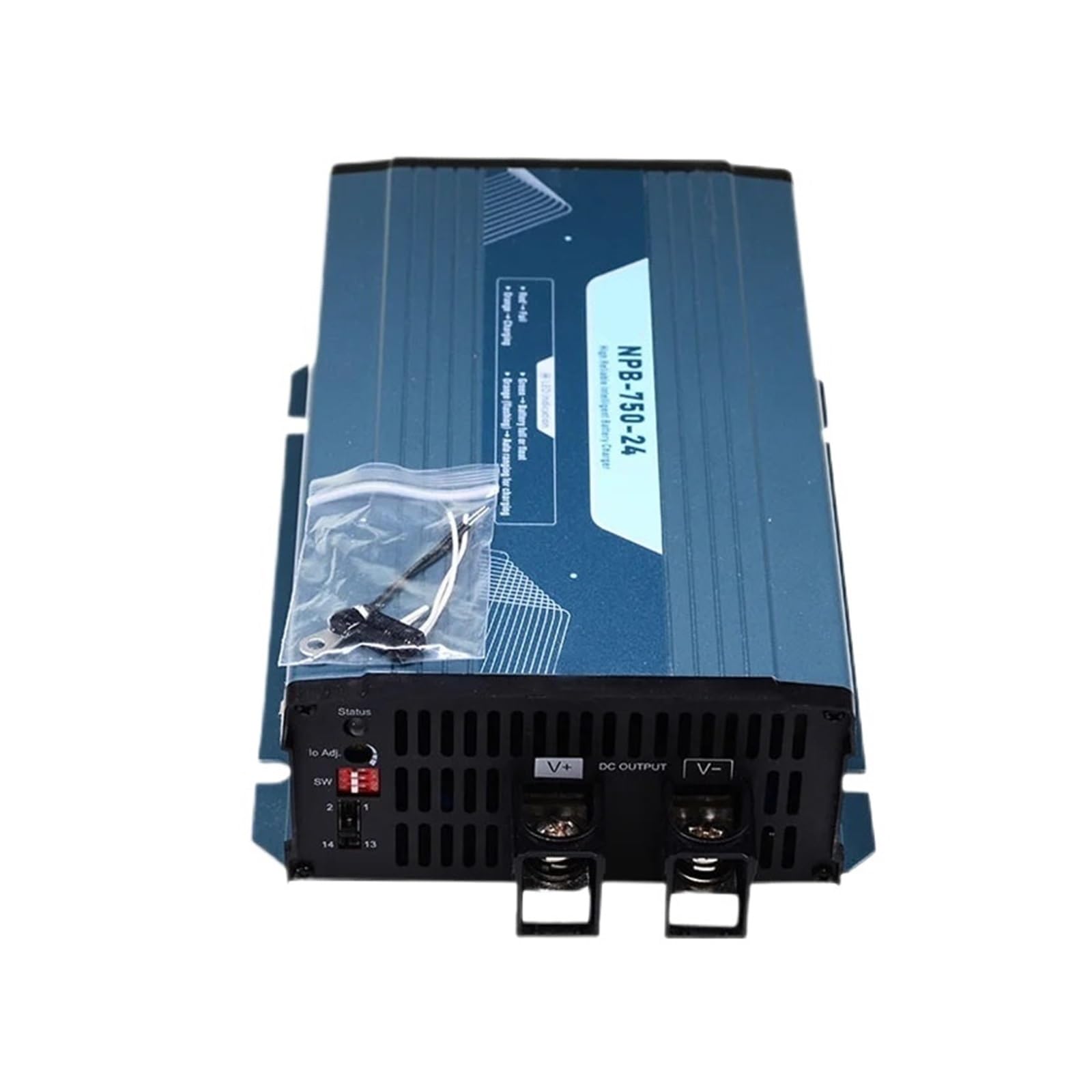 Ładowarka akumulatorów z zasięgiem wyjściowym 750 W NPB-750-12 | 12 V NPB-750-48 NPB-750-24 | Zasilanie przełączane 24 V (NPB-750-12V)