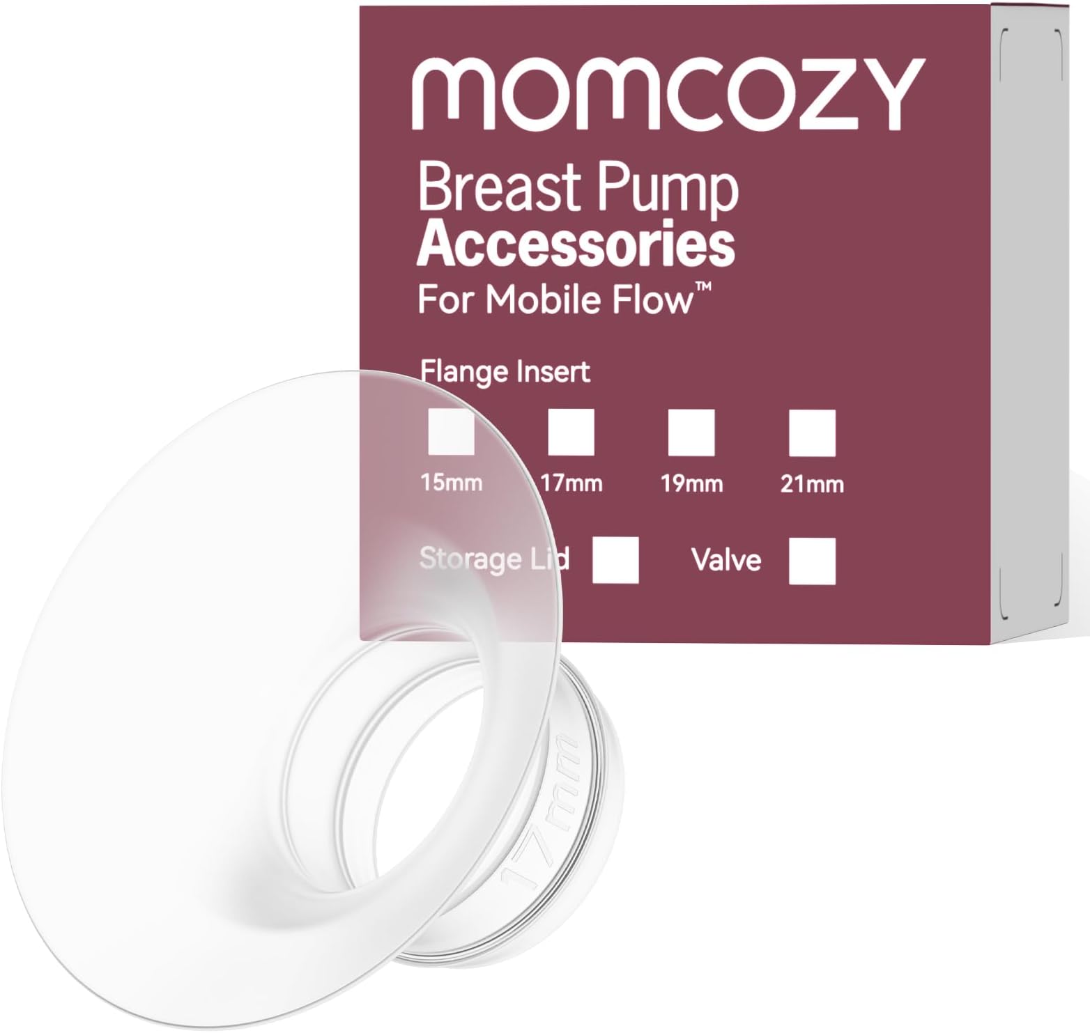 Momcozy Original Mobile Flow | M9 Replacement Accessories, Original M9 Breastfeeding Parts (17mm Inserts)