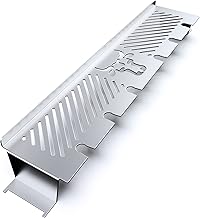 teileplus24 WR01-300 Multifunktions- Warmhalterost | für 300er Serie Weber Gasgrill | Edelstahl | mit Logo & Drumstick Halterung