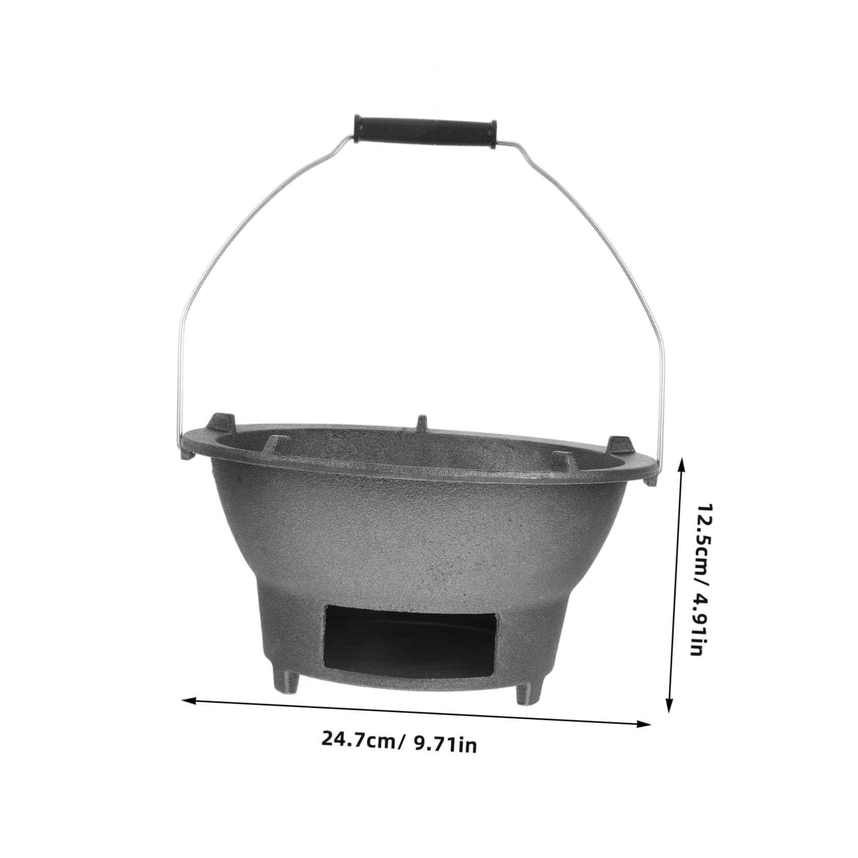 BESPORTBLE Mini Grill Ghisa Per Bbq Portatile Per Ed Barbecue Kettle Per e Picnic