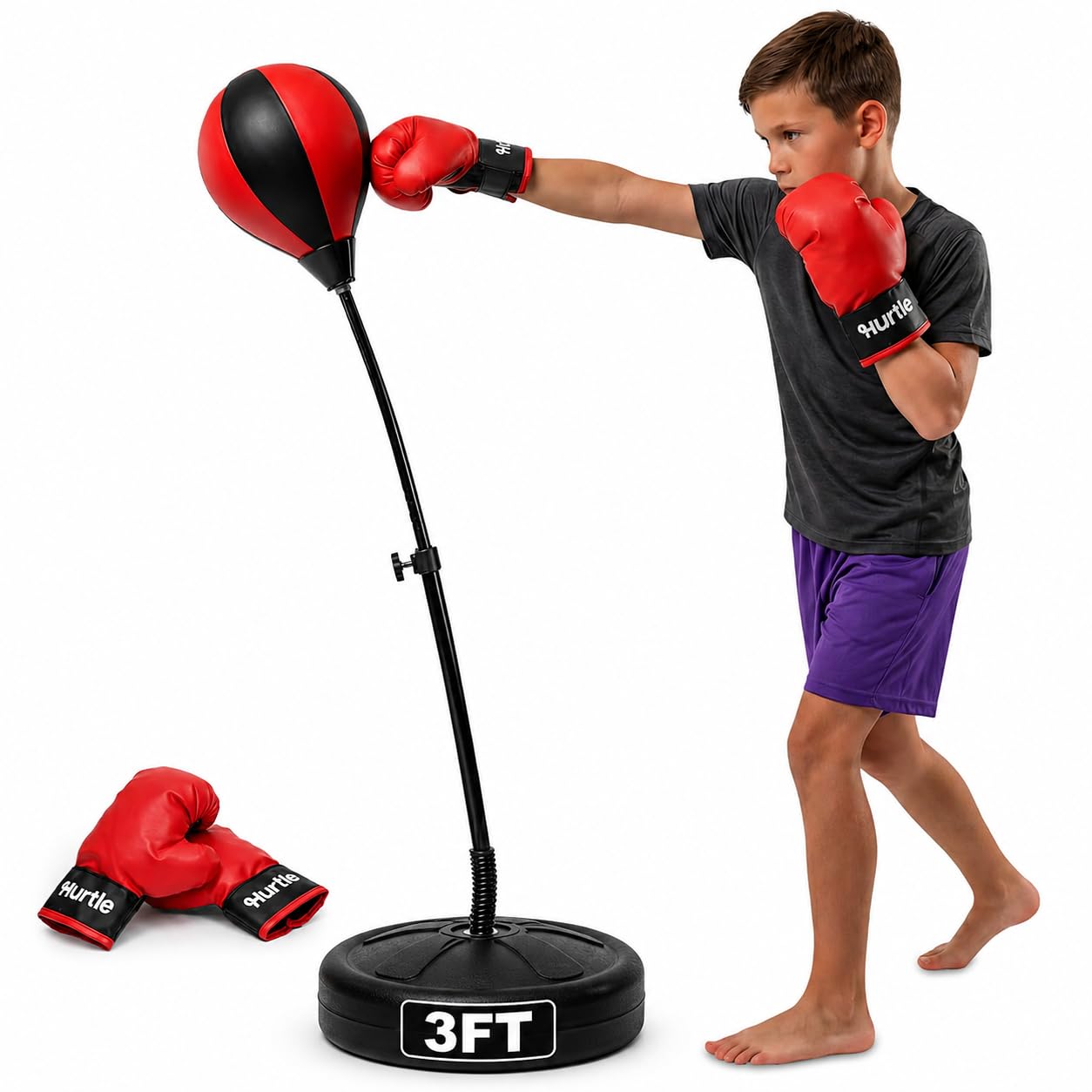 Photo 1 of ***RECOMENDED FOR PARTS/ MISSING ASSEMBLY PIECES*** Hurtle Punching Bag for Kids with Stand