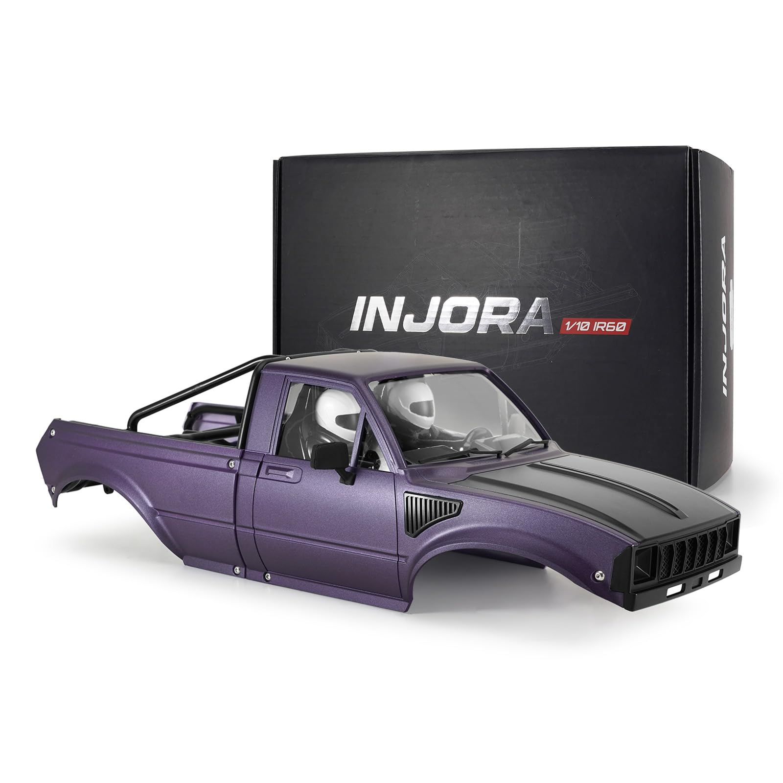 Amazon.com: INJORA IR60 Hard Body with Interior & Bed Cage for 1