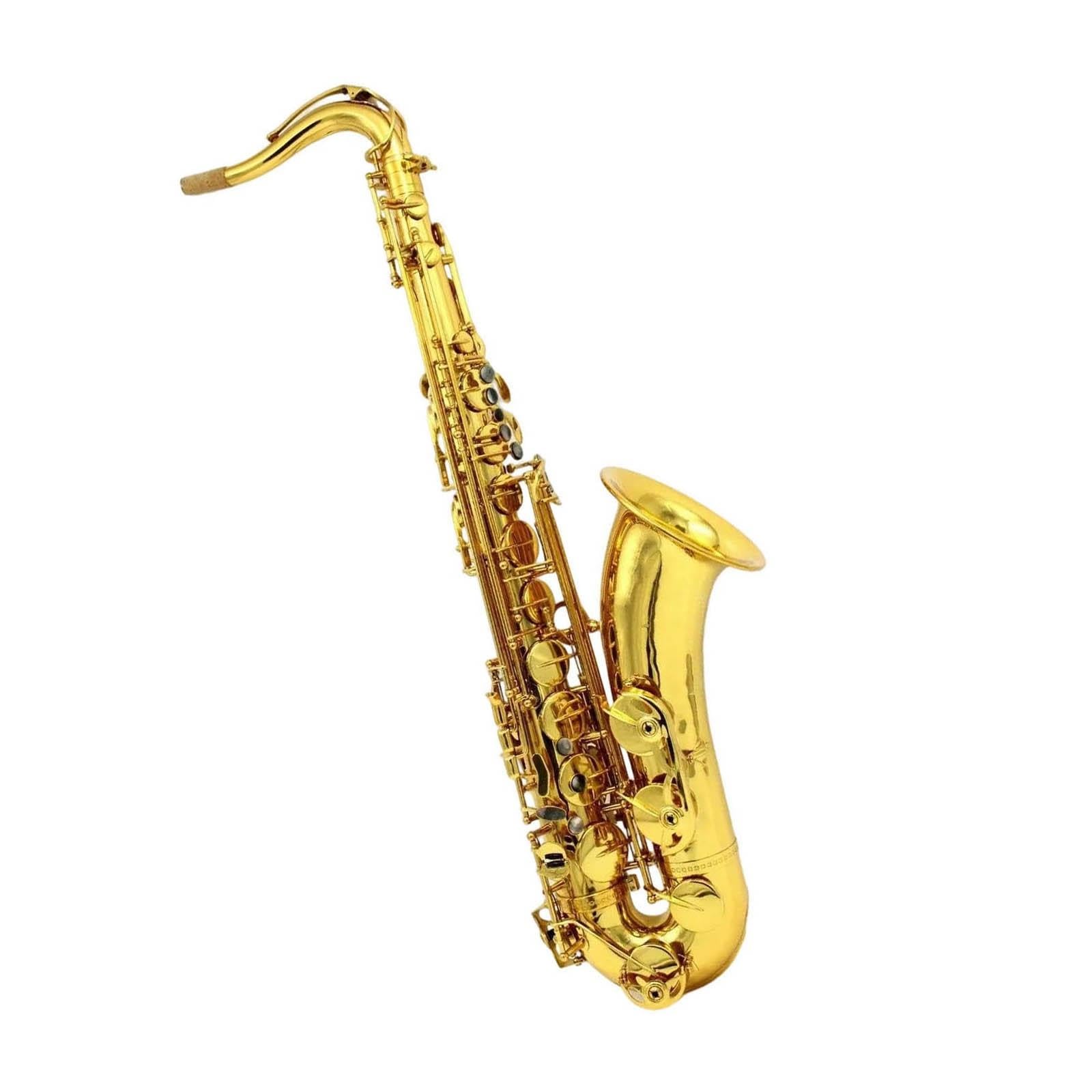 Saksofon Tenorowy Bb Lakier Metal Mosiądz