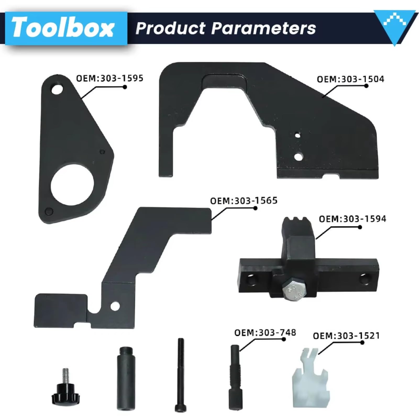 Kit Calado Distribucion Compatible con Ford para Explorer para Mustang para Focus RS 2.3L para EcoBoost 2017 2018 2019 Herramienta Bloqueo Sincronización Árbol De Levas Motor