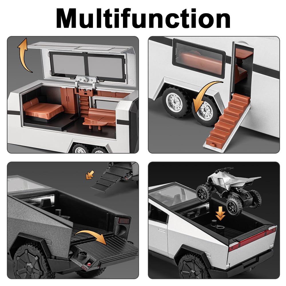 Pista Hot Wheels Top Model TOPRON Tesla Cybertruck Modelo De Coche