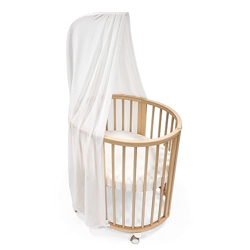 Stokke Sleepi Canopy V3, blanco – Crea un ambiente acogedor y tranquilo para el bebé – Fácil de montar – Tela ligera – Compatible con Sleepi Mini &