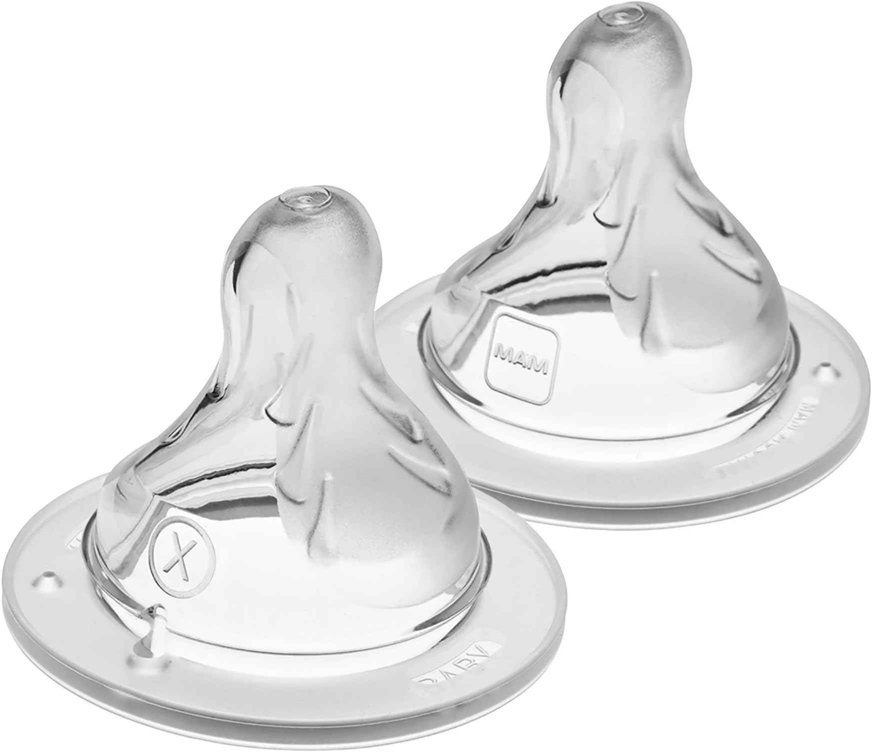 Mam X Cut Silicone Nipple 6+ Months 2 Pack
