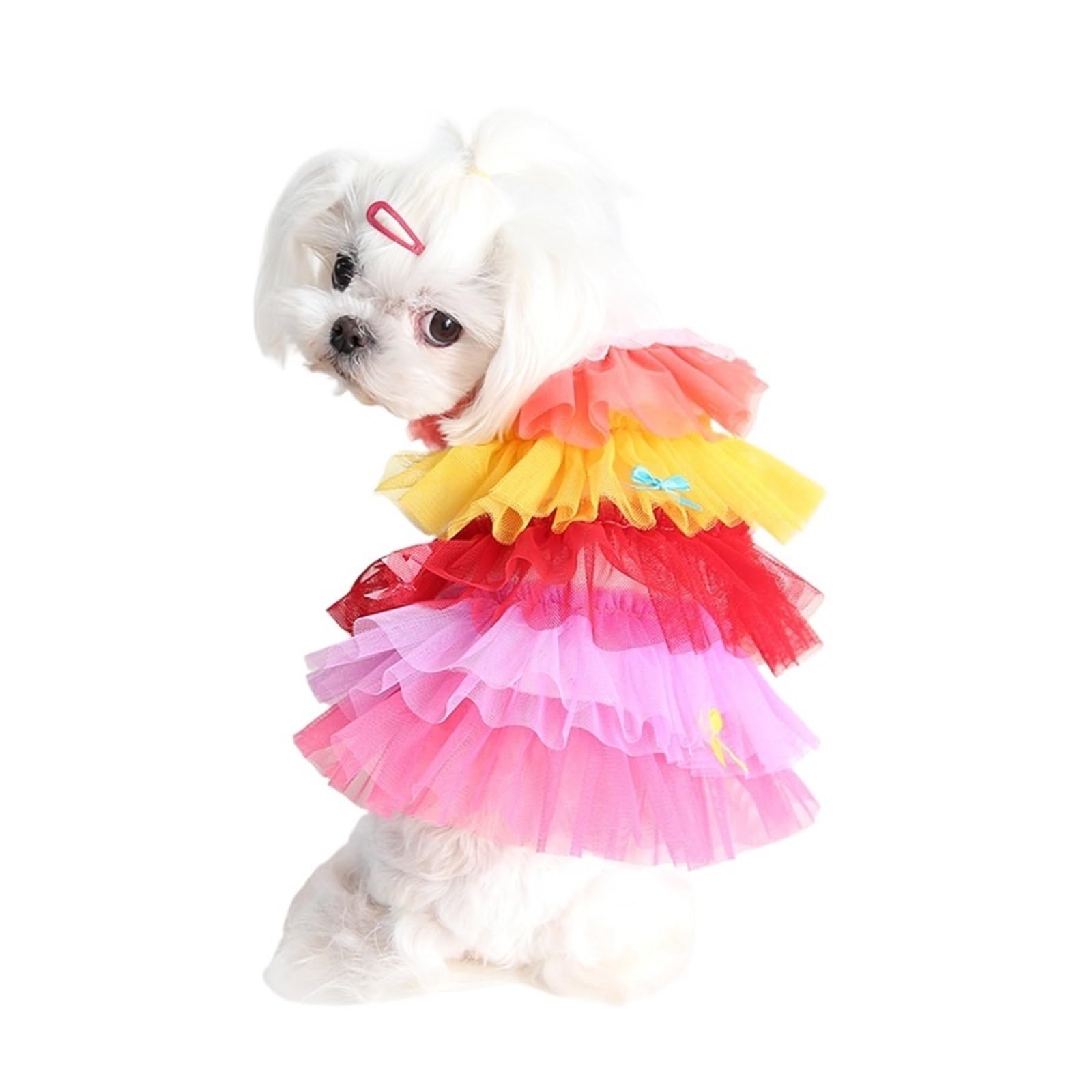Robe de princesse pour chien anti coup de chaleur en maille Xs