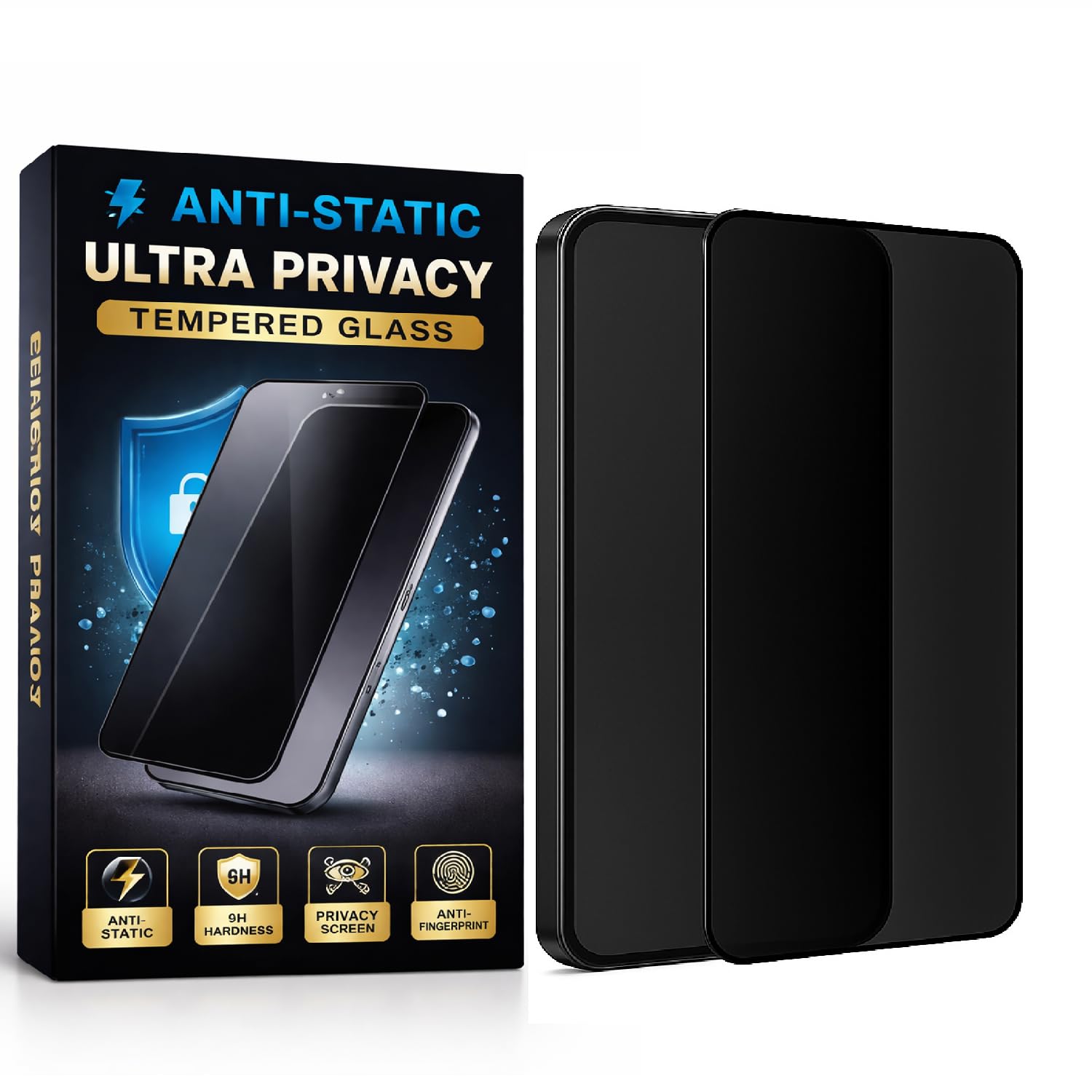 ANTI-SATATIC Ultra Privacy Tempered Glass For Oppo A6X 5G Military