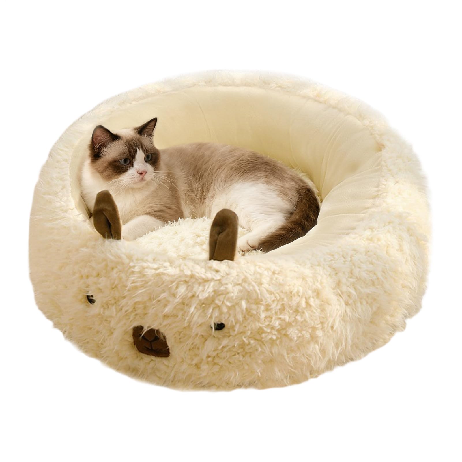 Lit pour chiot antidérapant et relaxant pour calmer l'anxiété des petits chiens et chats