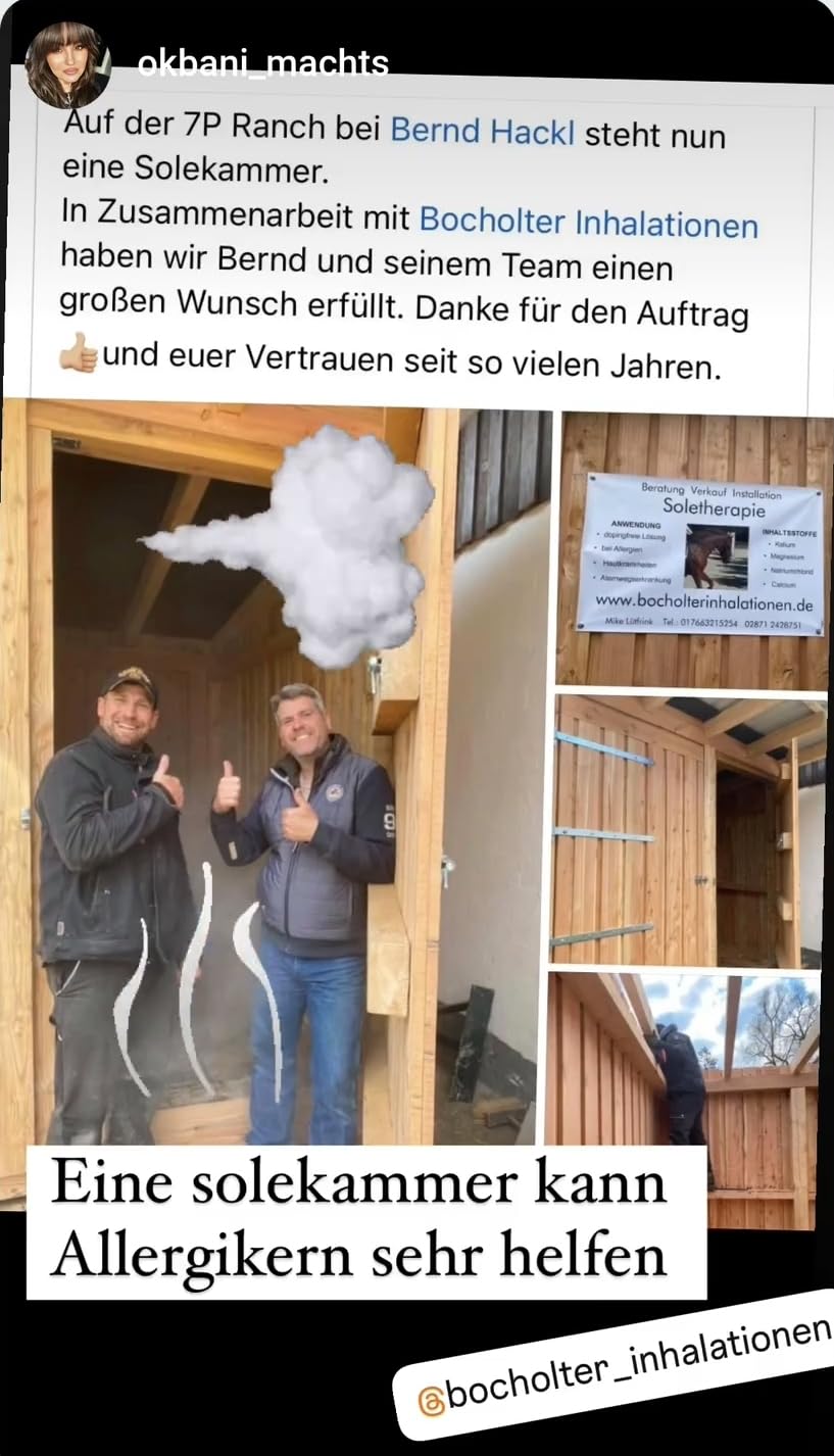 2,5 Liter Totes MeerSalz Sole 5% zur Inhalation bei Pferden