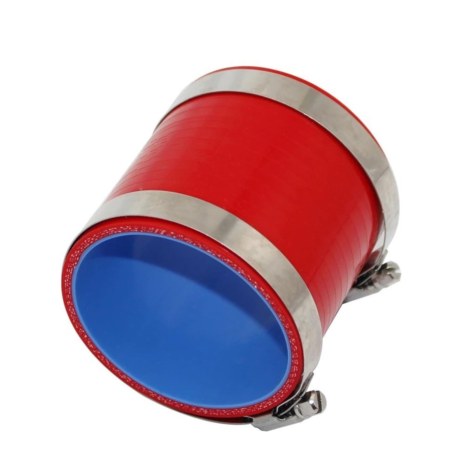 wąż do wody chłodzącej Wąż silikonowy do chłodnicy międzystopniowej, turbosprężarki, rura wlotowa, łącznik, uniwersalny, prosty, wiele rozmiarów, czerwony, długość 76 mm(76MM)