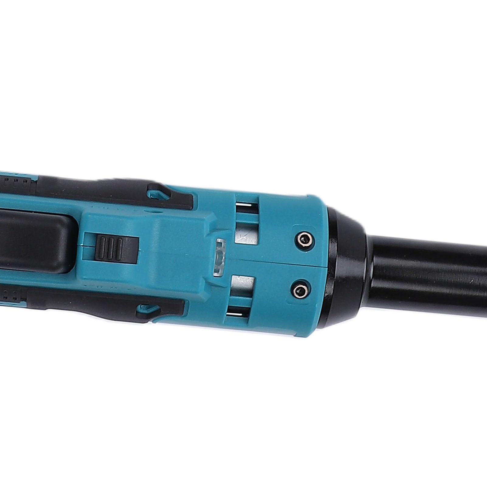 Naroote Elektryczny Klucz Grzechotkowy 18 V 3/8”, Bezprzewodowy Klucz Grzechotkowy 74 Ft.lbs z 8 Nasadkami, Wzmocniona Główka 6,3”, Adapter 1/2” 1/4”, Przedłużacz ” i Dioda LED