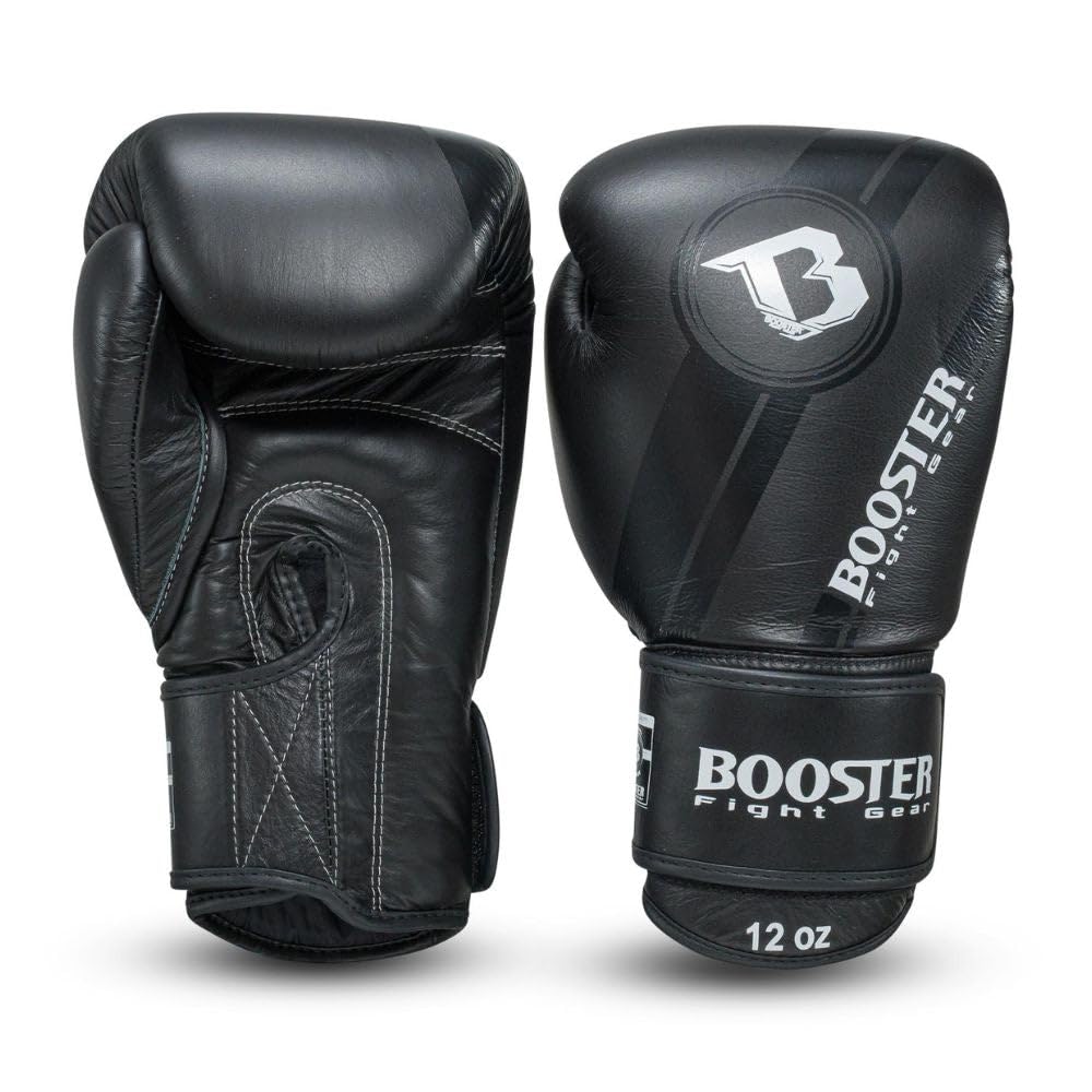 Guanti boxe Booster BGL-1 V3 Nero / Nero, Once:14 oz