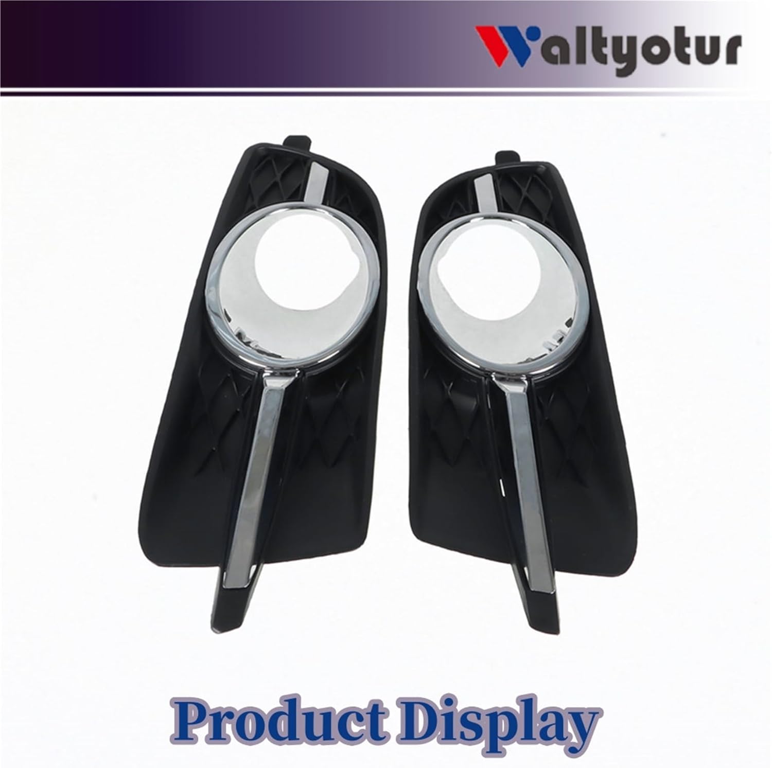 waltyotur 2 x Front Bumper Left + Right Bumper Fog Light Lamp Cover Trim Grille Replacement for Lacrosse 2010-2013