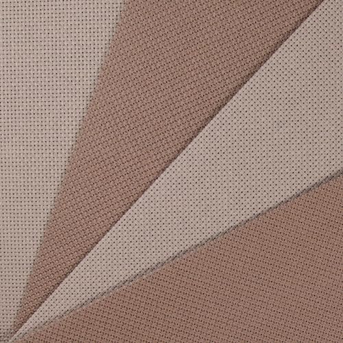 Image of KCS 4 pc of 12 inch x 18 inch(30cmx45cm) 14CT Counted Cotton Aida Cloth Cross Stitch Fabric (Coffee+Brown)
