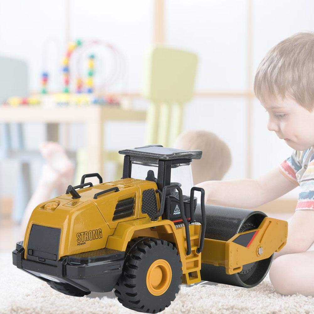 VGEBY1 Walze Straßenwalze Spielzeug, Kinder Spielzeug Walze Fahrzeuge Walze Radlader Walze Fahrzeuge 1:50 Legierung Modellbau Radlader Spielzeugbau BAU Auto Fahrzeug