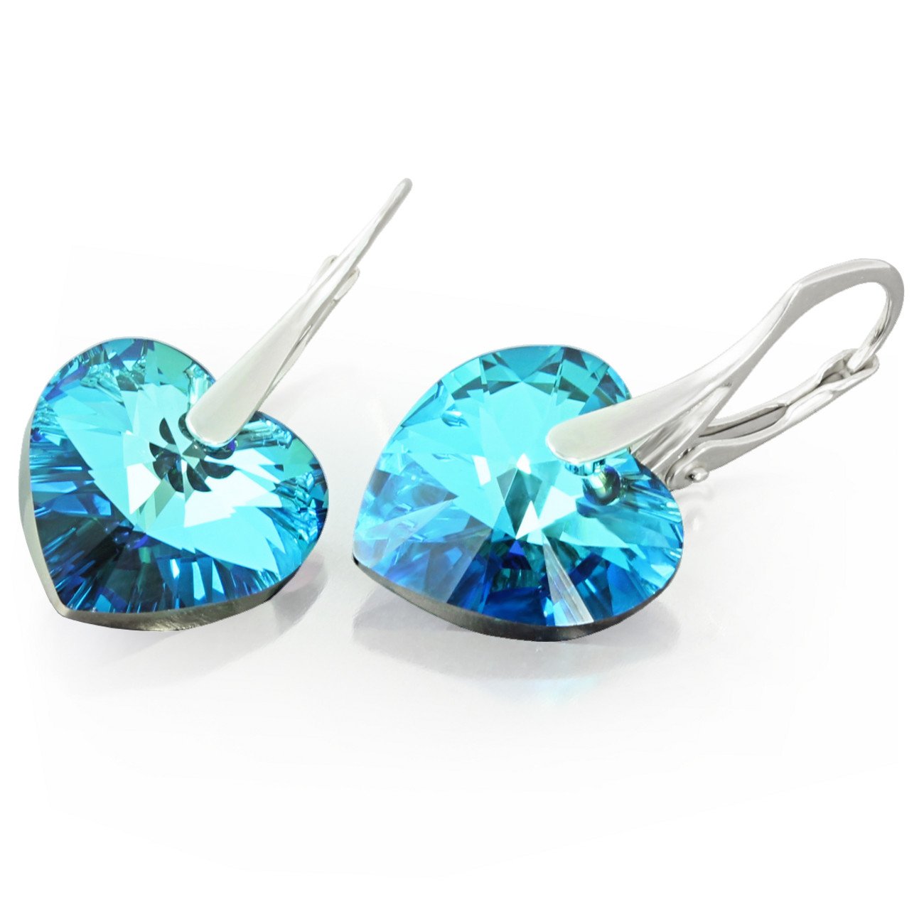 Orecchini Pendenti LILLY MARIE In Argento 925 Con Cristalli Blu E Chiari