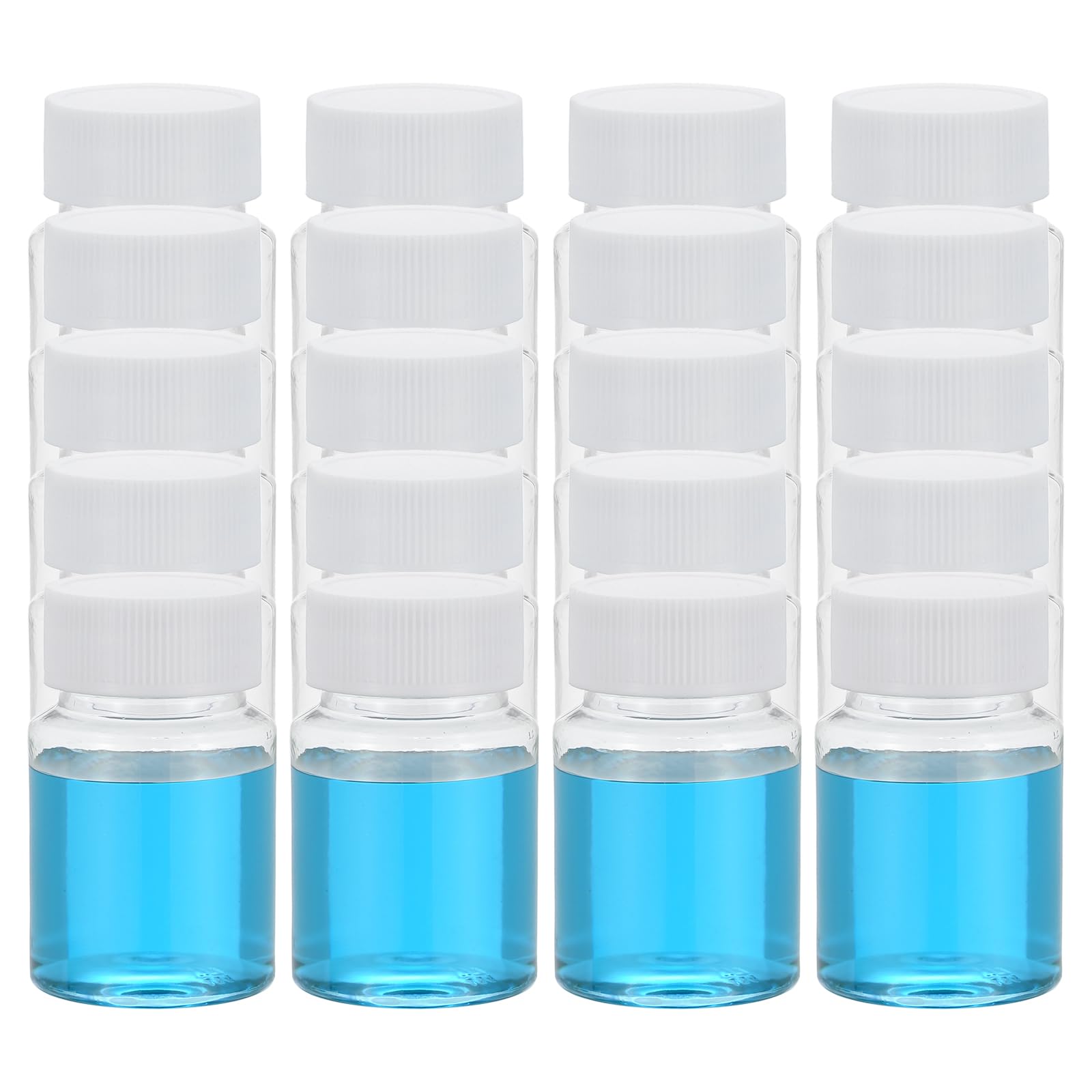 Bouteilles de réactif 50ml PET à large ouverture PATIKIL pour laboratoire x20