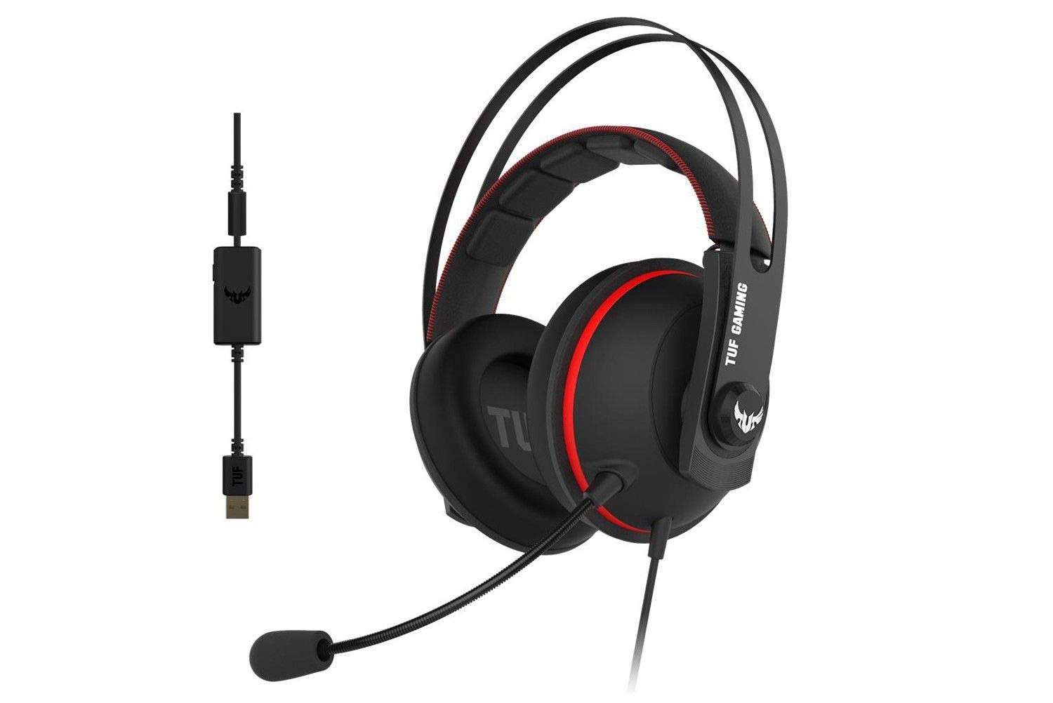 ASUS - Casque TUF H7 Rouge