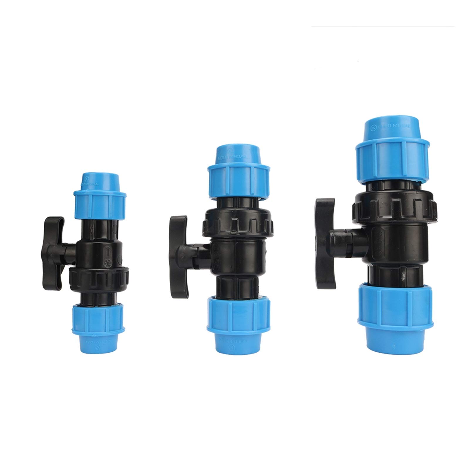Válvula de bola Parada de agua fría y caliente 20 mm 25 mm 32 mm Interfaz de tubería Válvula de PE Decoración del hogar Accesorios de tuberías sanitarias Tubería de riego Interruptor de control de agu