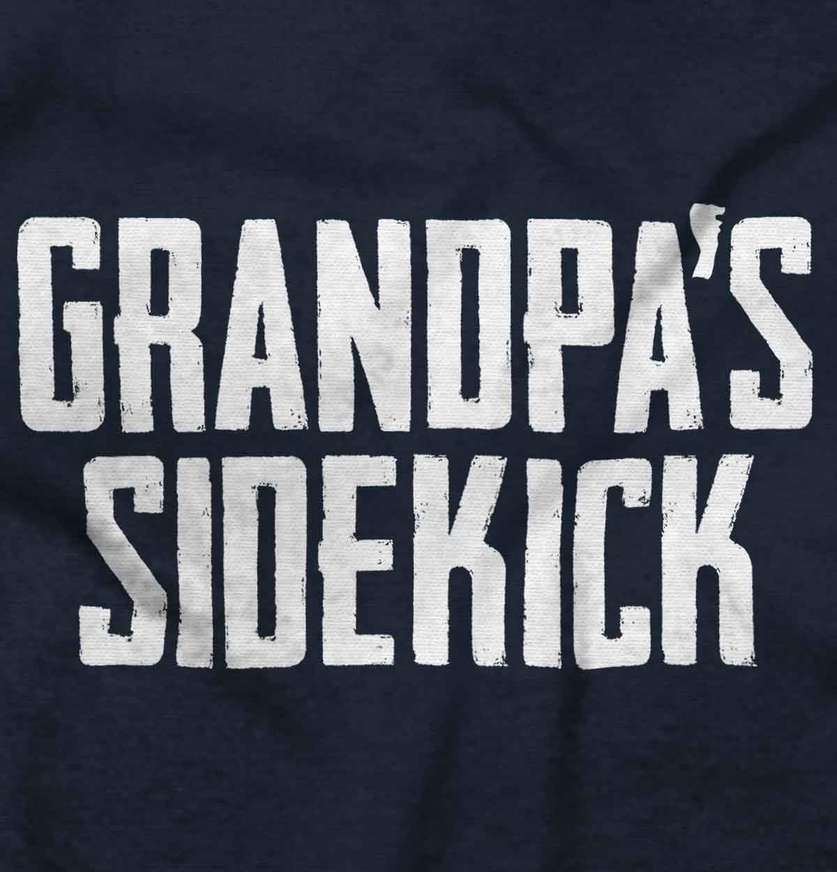 Brisco Brands Grandpa Sidekick Cute Funny Grandkids Baby Romper Boys or Girls