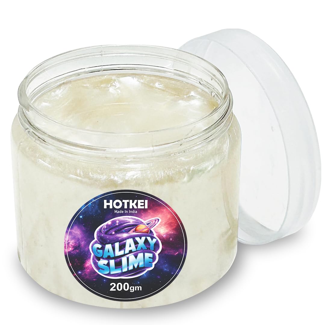 HOTKEI (200 gm) Silver Galaxy Slime for Kids DIY Fruit Scented Metallic Magic Toy Slimy Slime Gel Jelly Putty Art Toys Birthday Gift Box for Boys Girls 3 to 10 Years (B0D92CPHLD) Amazon Price History, Amazon Price Tracker