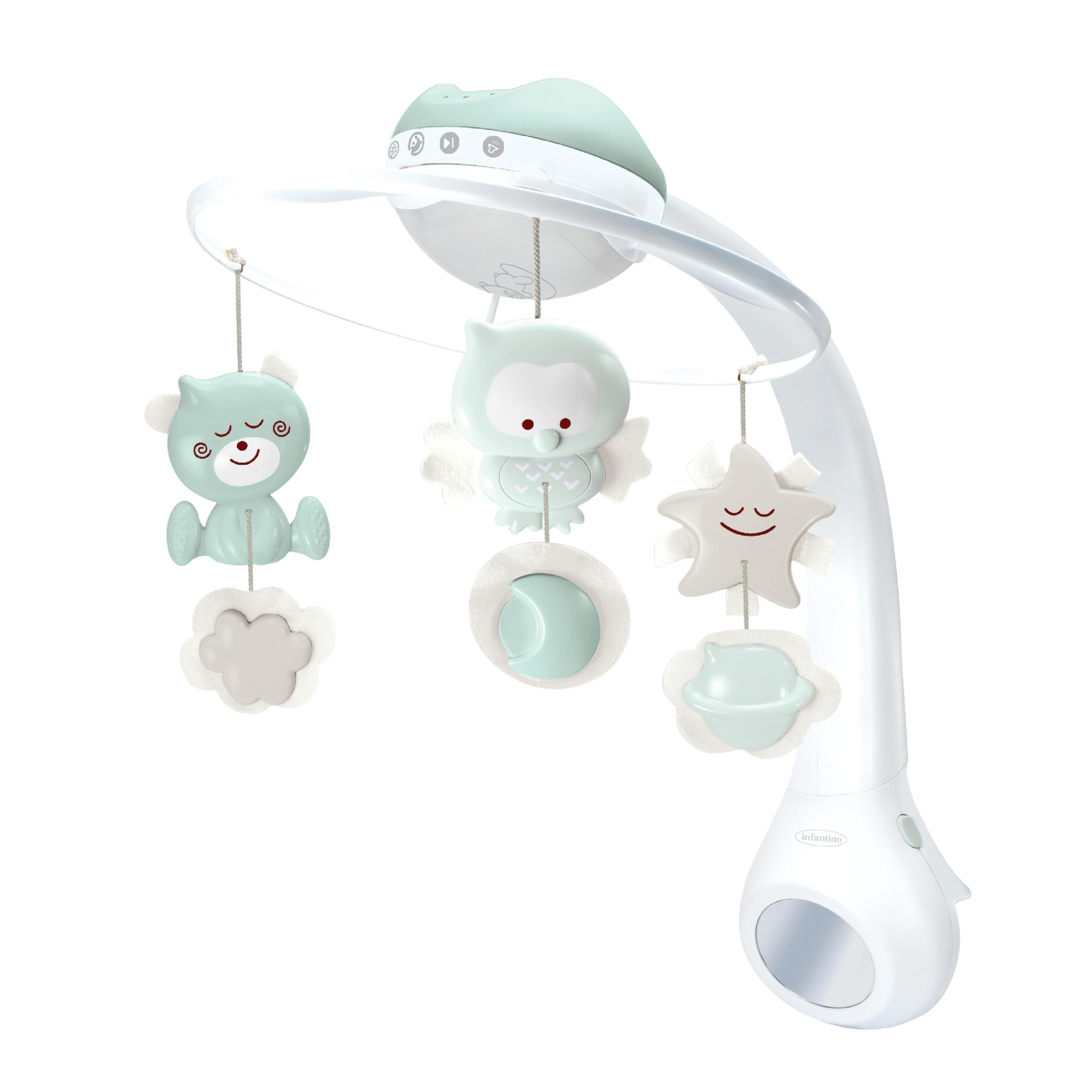 Infantino Projector Musical Baby Mobile Mint from B&Q