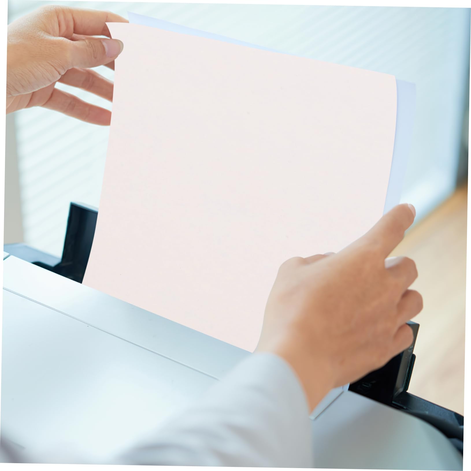 Happyyami 100 Blatt bedruckbares Vinyl-Aufkleberpapier A5 Weiß selbstklebend und wasserfest für Laser- und Nadeldrucker multifunktionales Papier für Büro und Etiketten