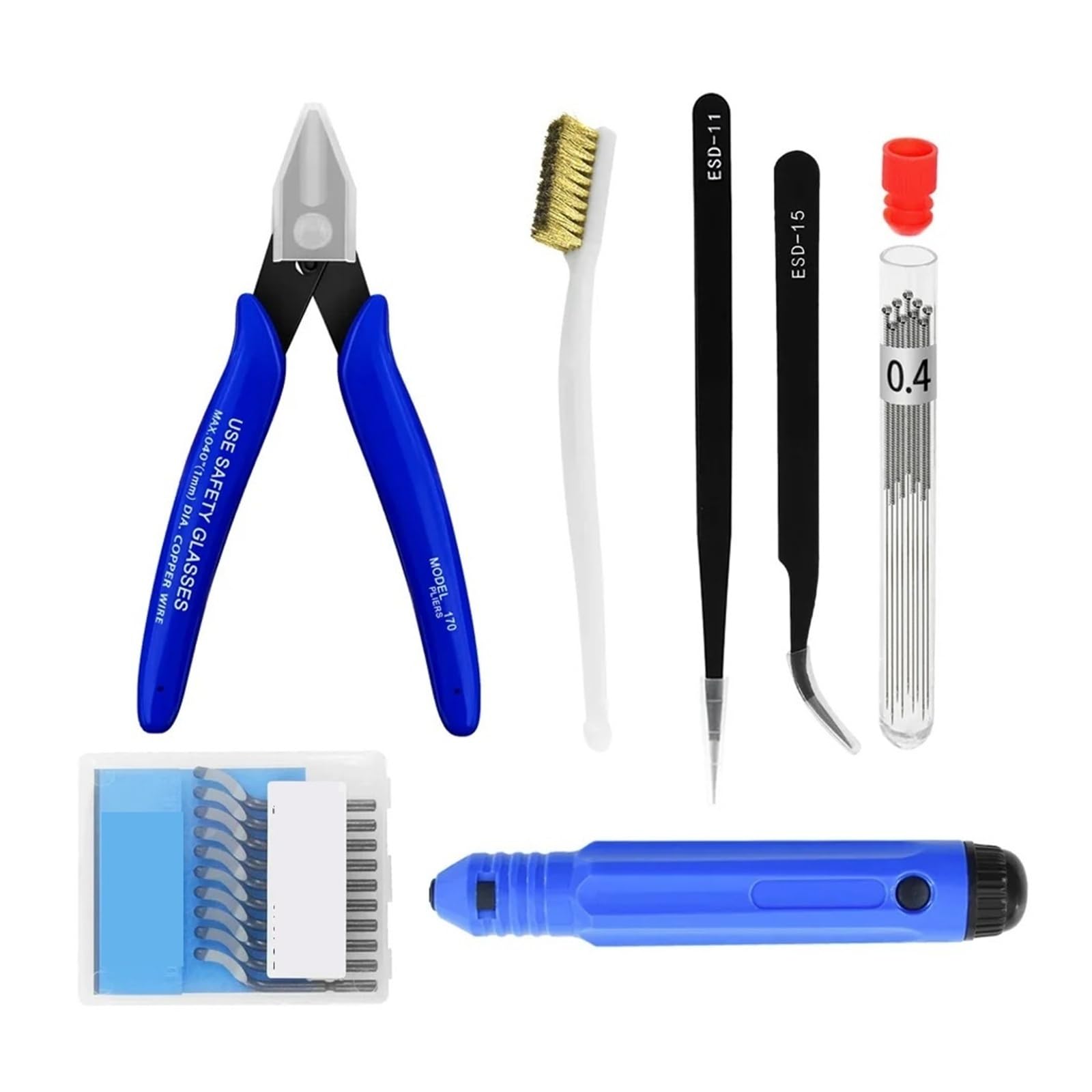 Kit di strumenti for stampante 3D con coltello/raschietto/pinzette/pinze