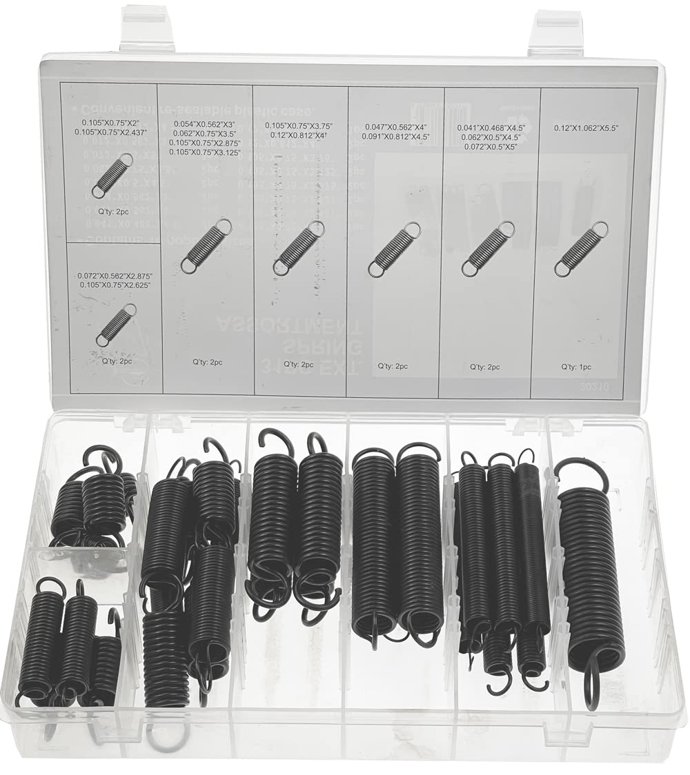 Swordfish 30210 - Large Extension Spring Assortment, Package of 31 Pieces