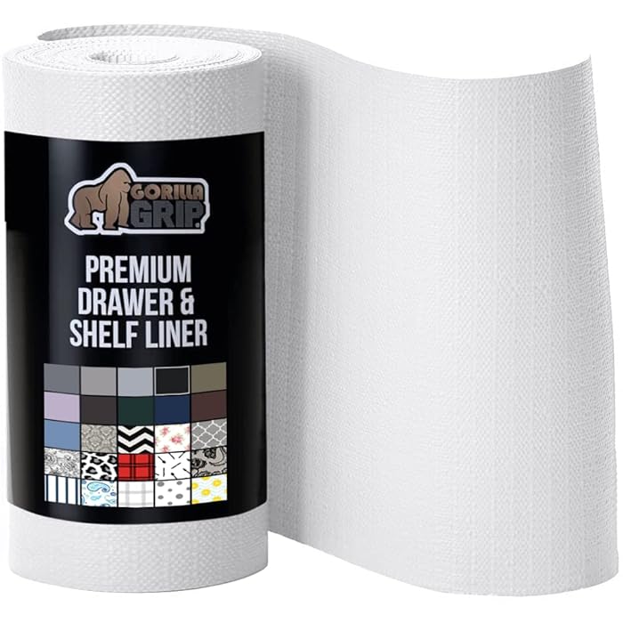 Buy Gorilla Grip Slip Resistant Drawer and Shelf Liner, Non Adhesive