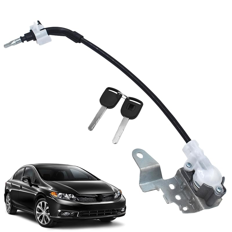Cilindro da fechadura da porta dianteira esquerda SEBLAFF para Honda Civic Sedan 4 portas – 72185-SNA-A01