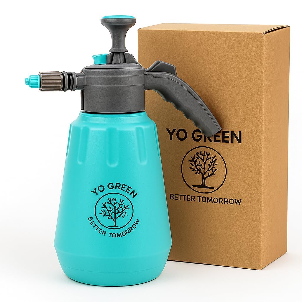 Pressure Spray Pump, Gardening Water Pump Sprayer, Plant Water Sprayer for Home Garden, Spray Bottles for Garden Plants and Lawn, Plant Watering Can, Easy Use Spray Pump (Sky Blue 2 Liter)-image-48