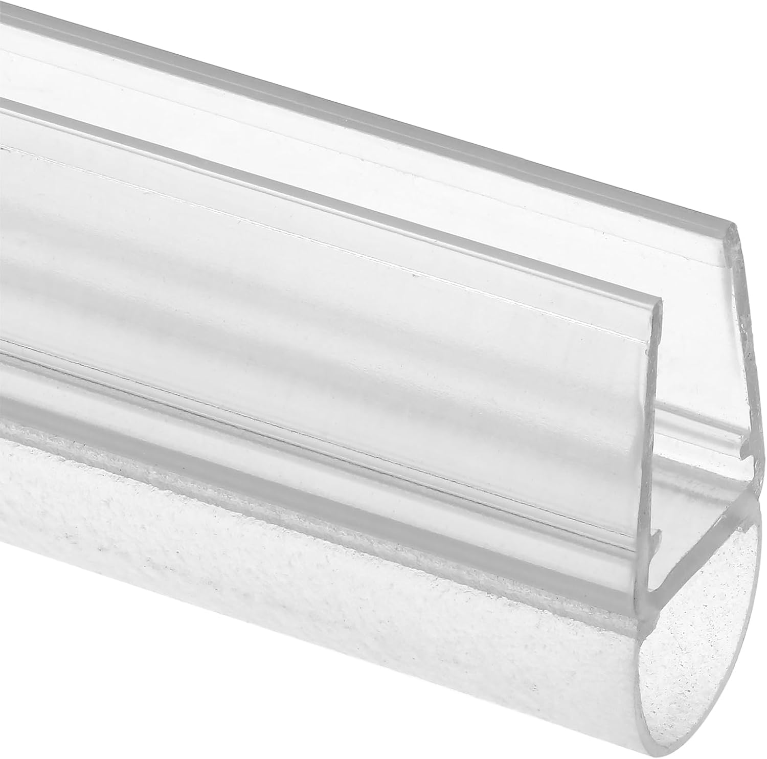Prime-Line M 6322 1/4 in. Glass Shower Door Bulb Vertical Side Seal, Clear, 78 in., Fits Frameless Door (Single Pack)