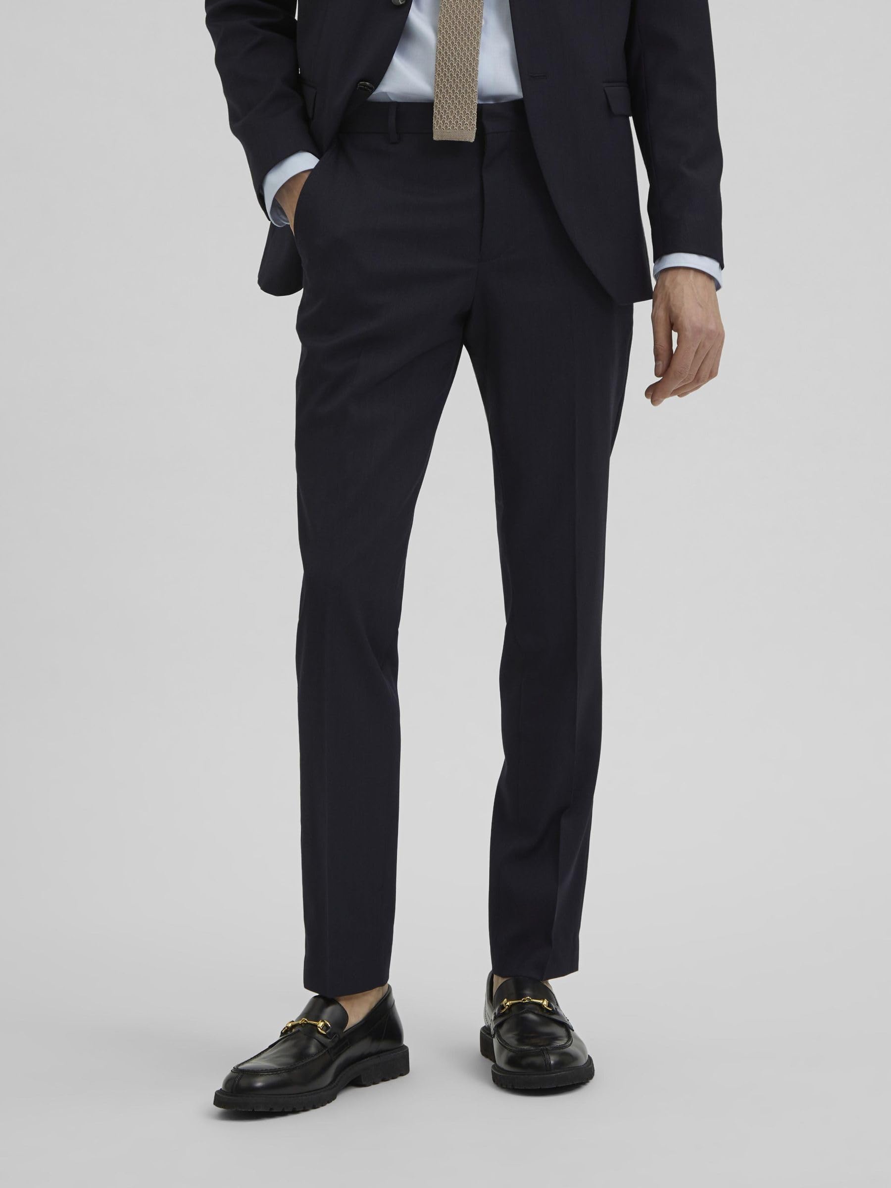 SELECTED HOMME Slhslim-mylobill Navy Trouser B Noos Pantaloni completo Uomo