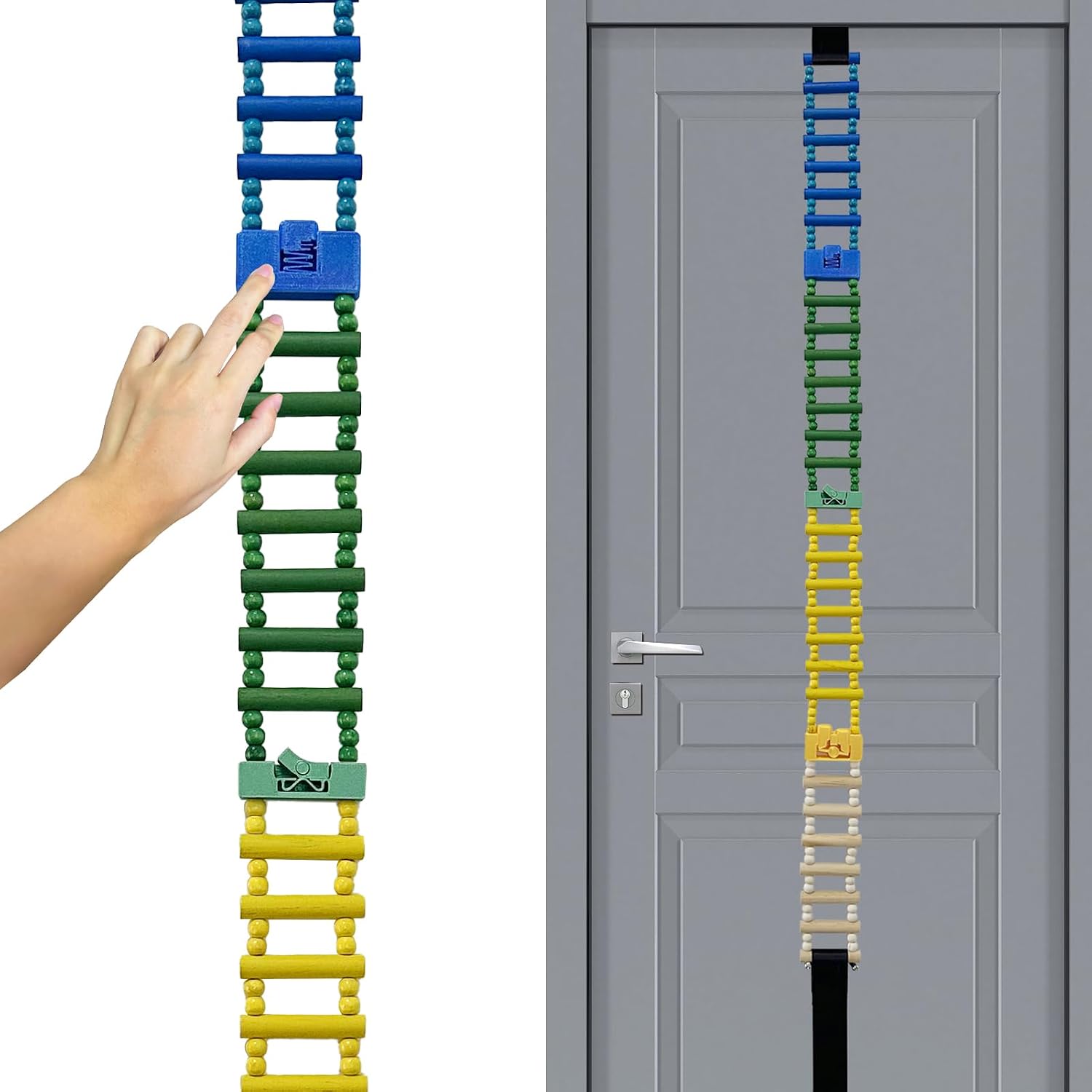 Shoulder Pain Relief Wooden Finger Ladder, Hand Therapy Ladder for Rehabilitation, Physical Therapy Equipment for Shoulders, Fingers, and Joints, Ideal for Chronic Muscle Pain Recovery