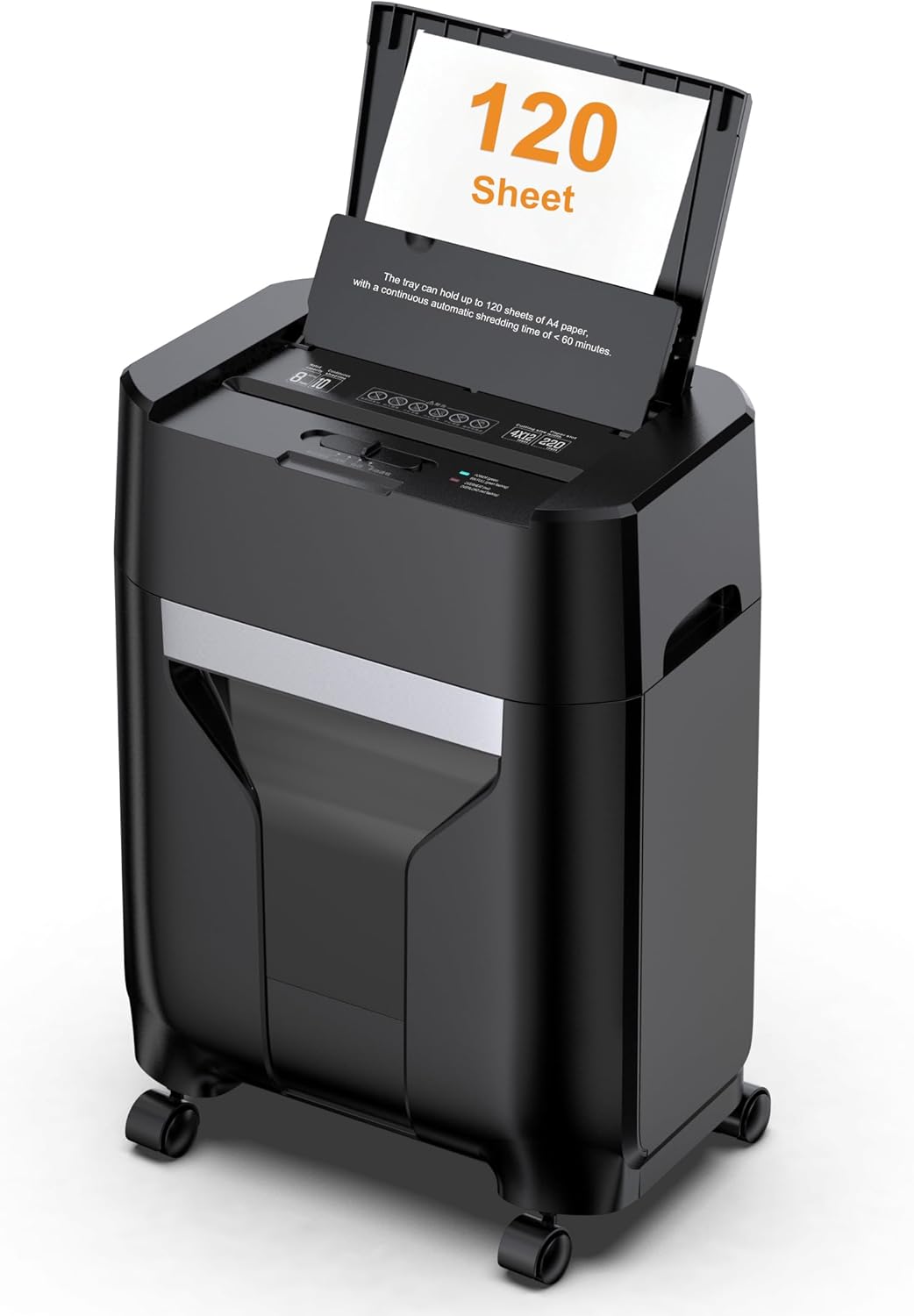 120-Sheet Auto Feed Paper Shredder,...