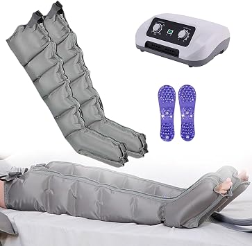 Massager Legs Lymphatic Drainage, Electric Air Compression Massager, for Circulation Arm Leg Waist Wraps Foot, Pressotherapy Boots for Lymphatic Drainage & Full Body
