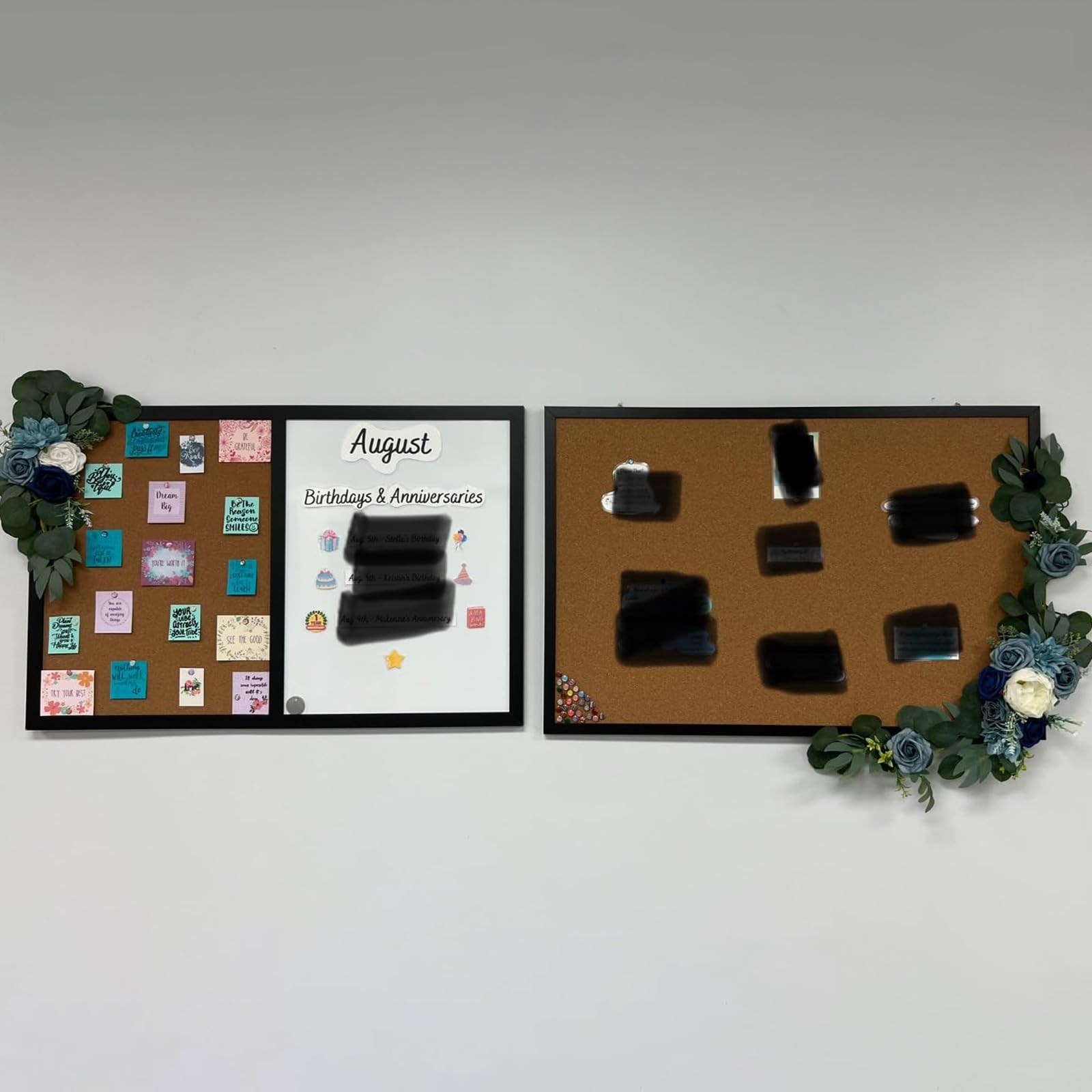 Bacheca In Sughero Autorigenerante 30x20 Cm | Con Cornice In Legno | Per Appunti, Foto E Promemoria | Da Parete - Foto 6