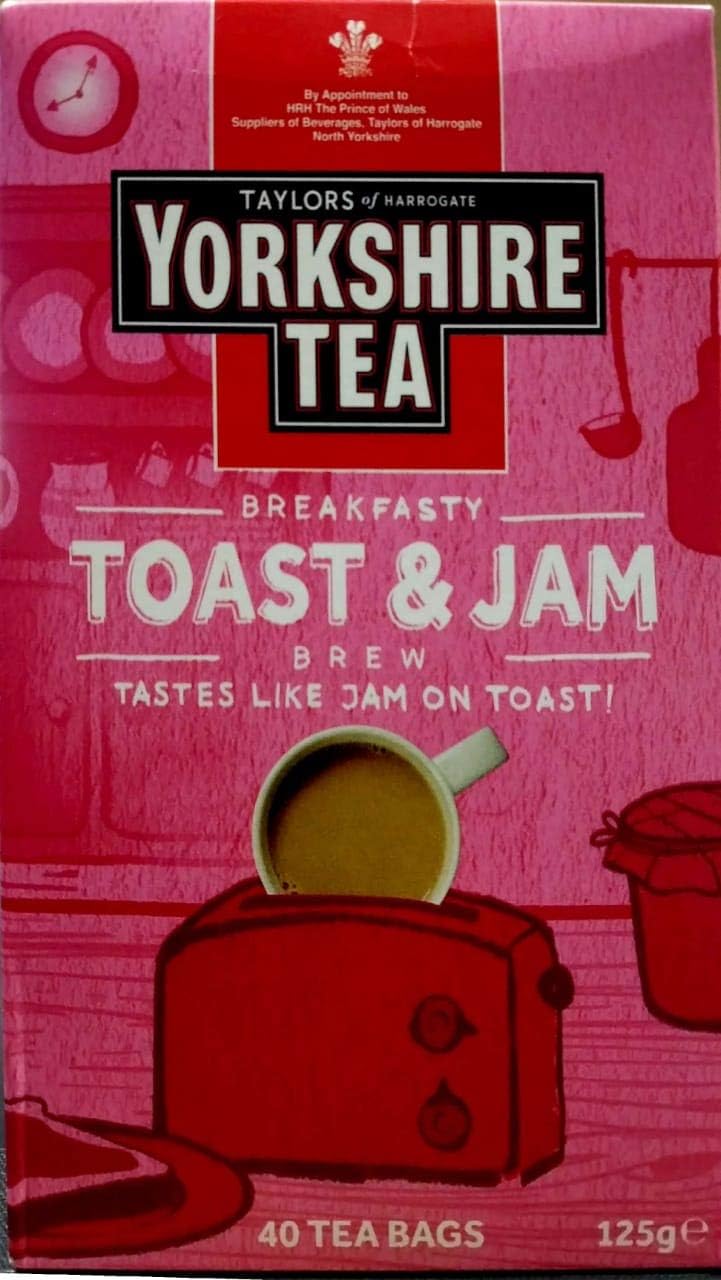 Yorkshire Tea Toast & Jam Brew 40 Tea Bags 125g Amazon.co.uk Grocery