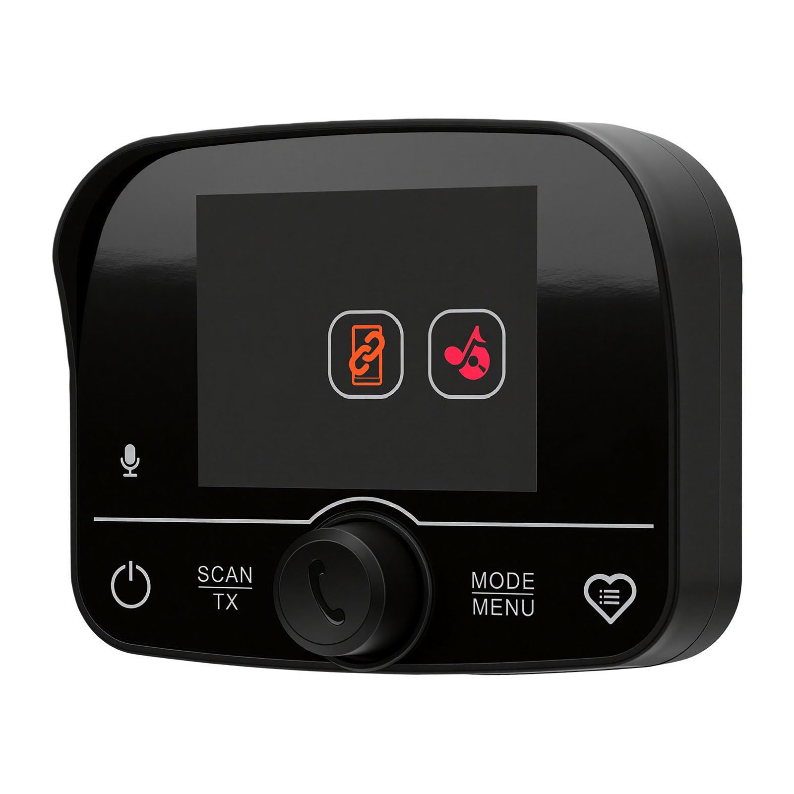 Goshyda Receptor de Radio Dab para Coche, Compatible con Reproducción Bluetooth con Transmisor FM, con Pantalla a Color de 2,4 Pulgadas