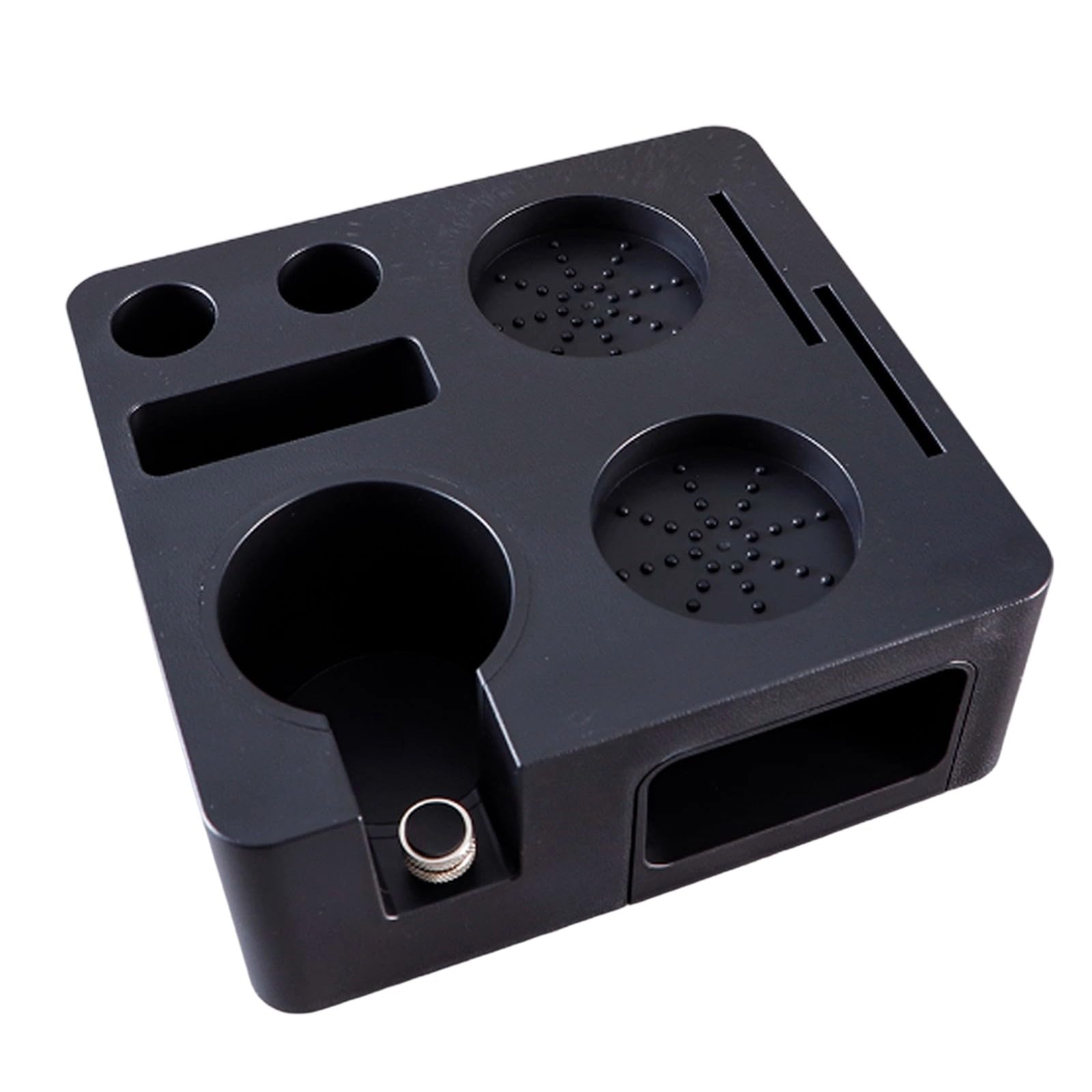 carotoe Simple ABS Coffee Addition Storage Case 51 / 58mm Interfere Base Coffee Tool Planner for Addons