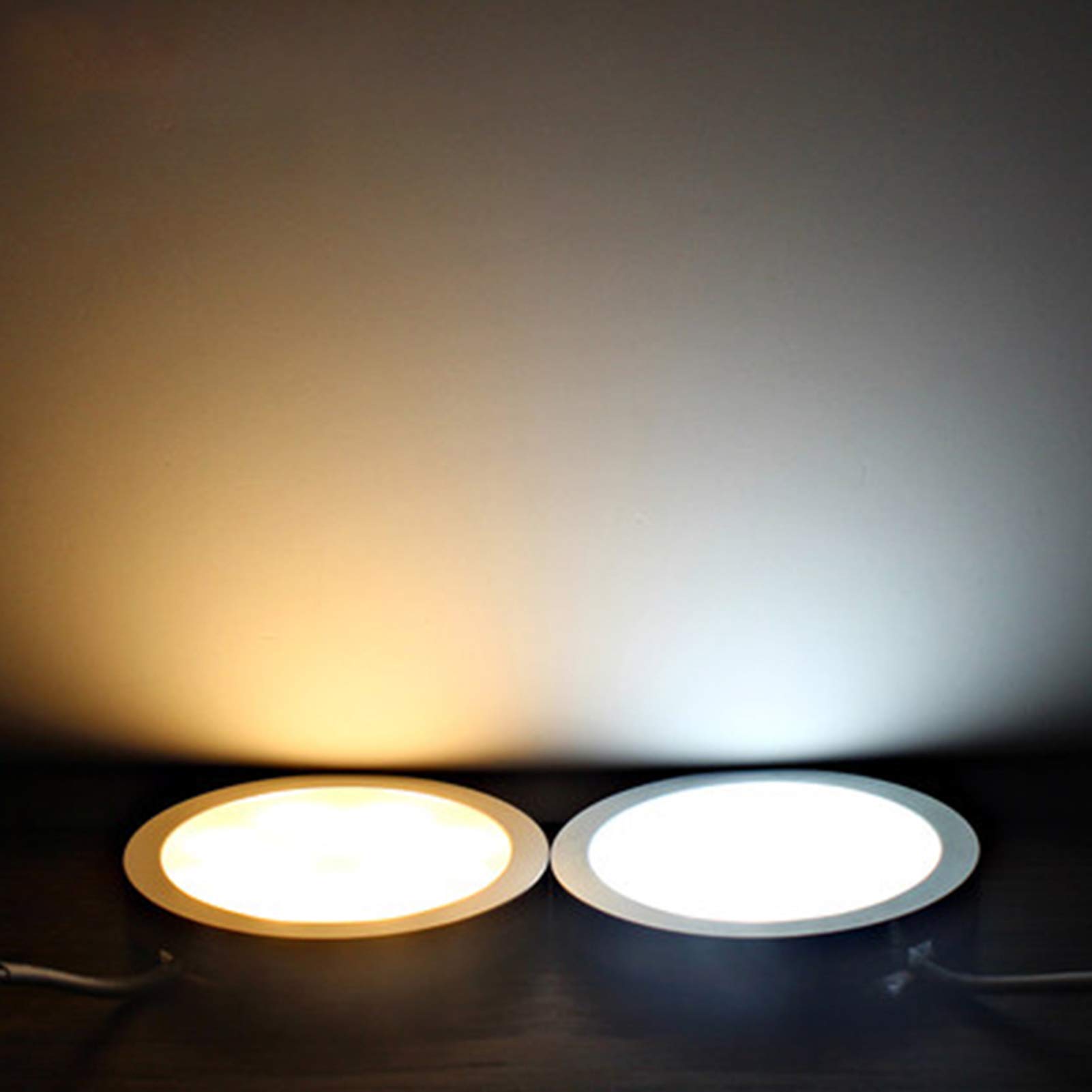 Lixada 8PCS RGB LED Kabinett Licht Installationssatz mit Fernbedienung für Bücherschrank Wandschrank, Dünne Runde Form Unterbauleuchte Farbändernde Dimmable Helligkeit Justierbar