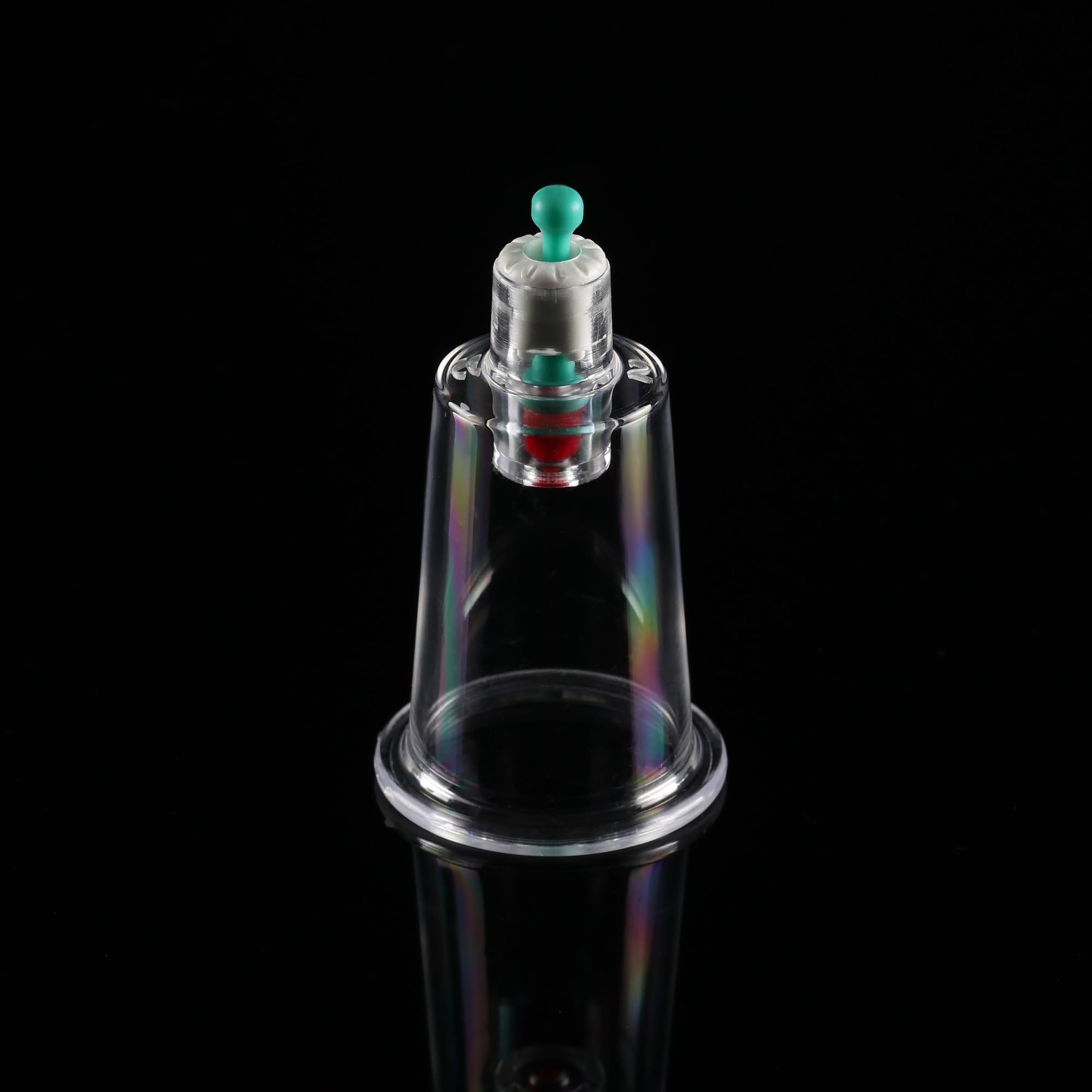100 vasos de ventosa: tazas de hijama para masajes al vacío, ventosas y terapia, de plástico, fuertes y duraderas (2 cm)