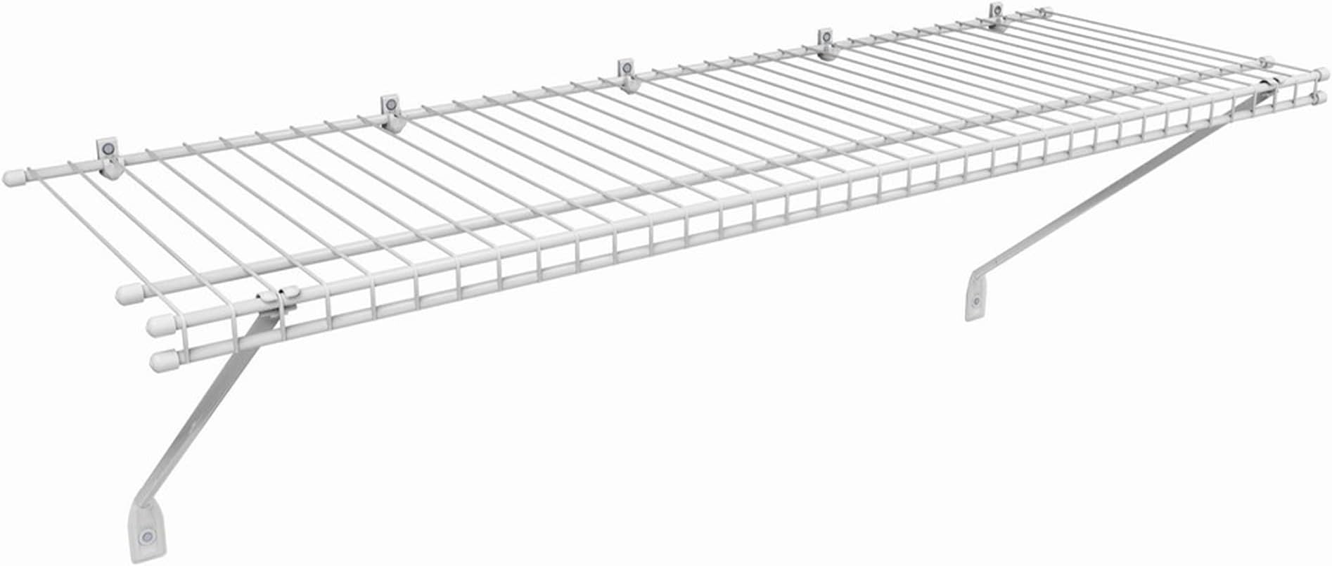 ClosetMaid 1031 Wire Shelf Kit, 3-Feet X 12-Inch, White