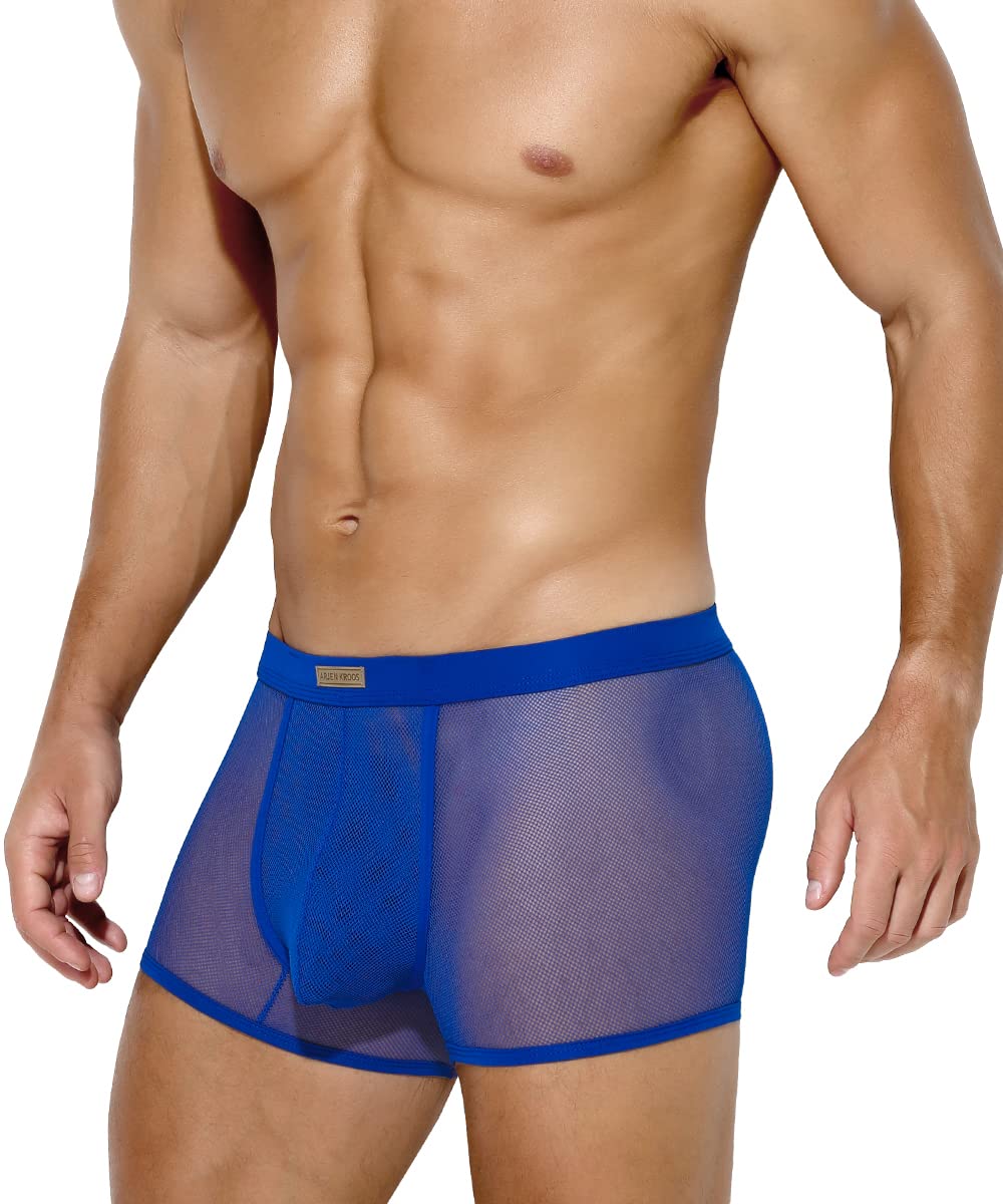 Photo 1 of [XXL] Arjen Kroos Men Sexy Mesh Boxer Briefs Low Rise Breathable Underwear Boxer